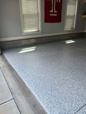 Garage Floor Coating using Tidal Wave