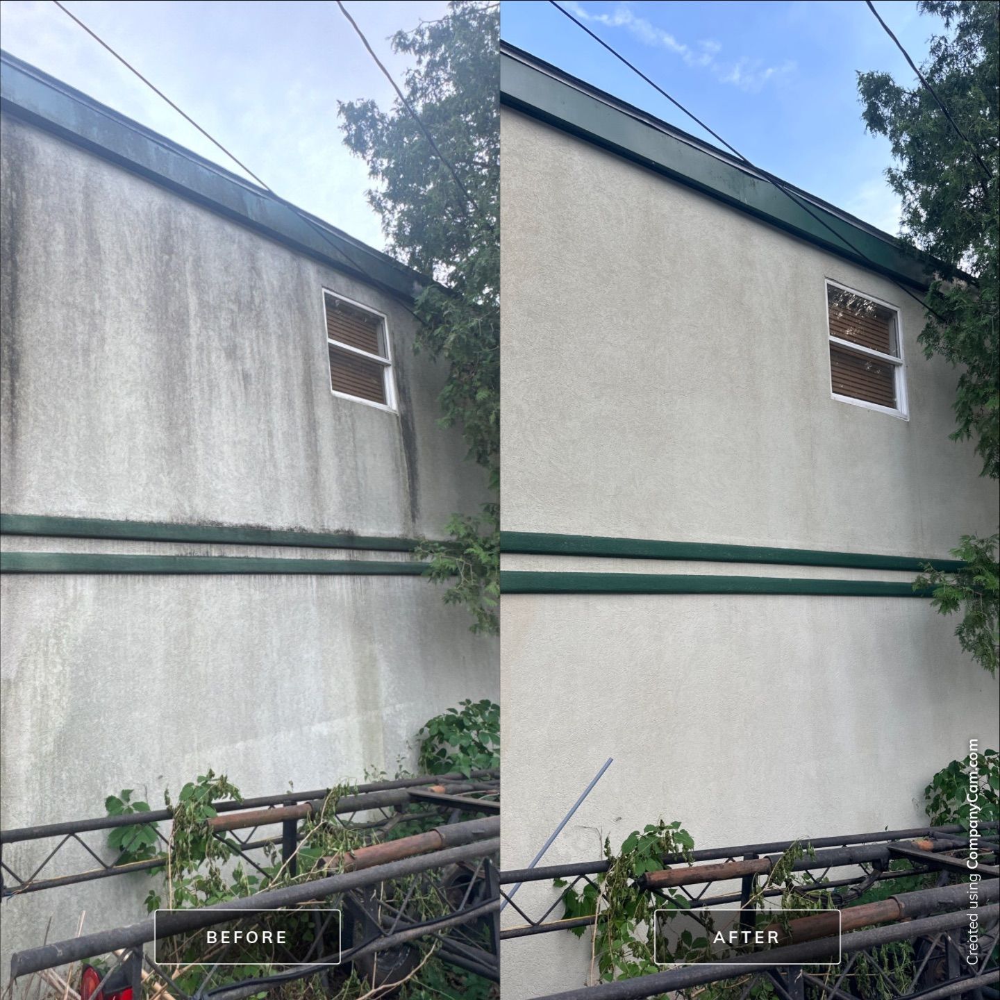 Project in Round Lake by Simmons Power & Soft Washing