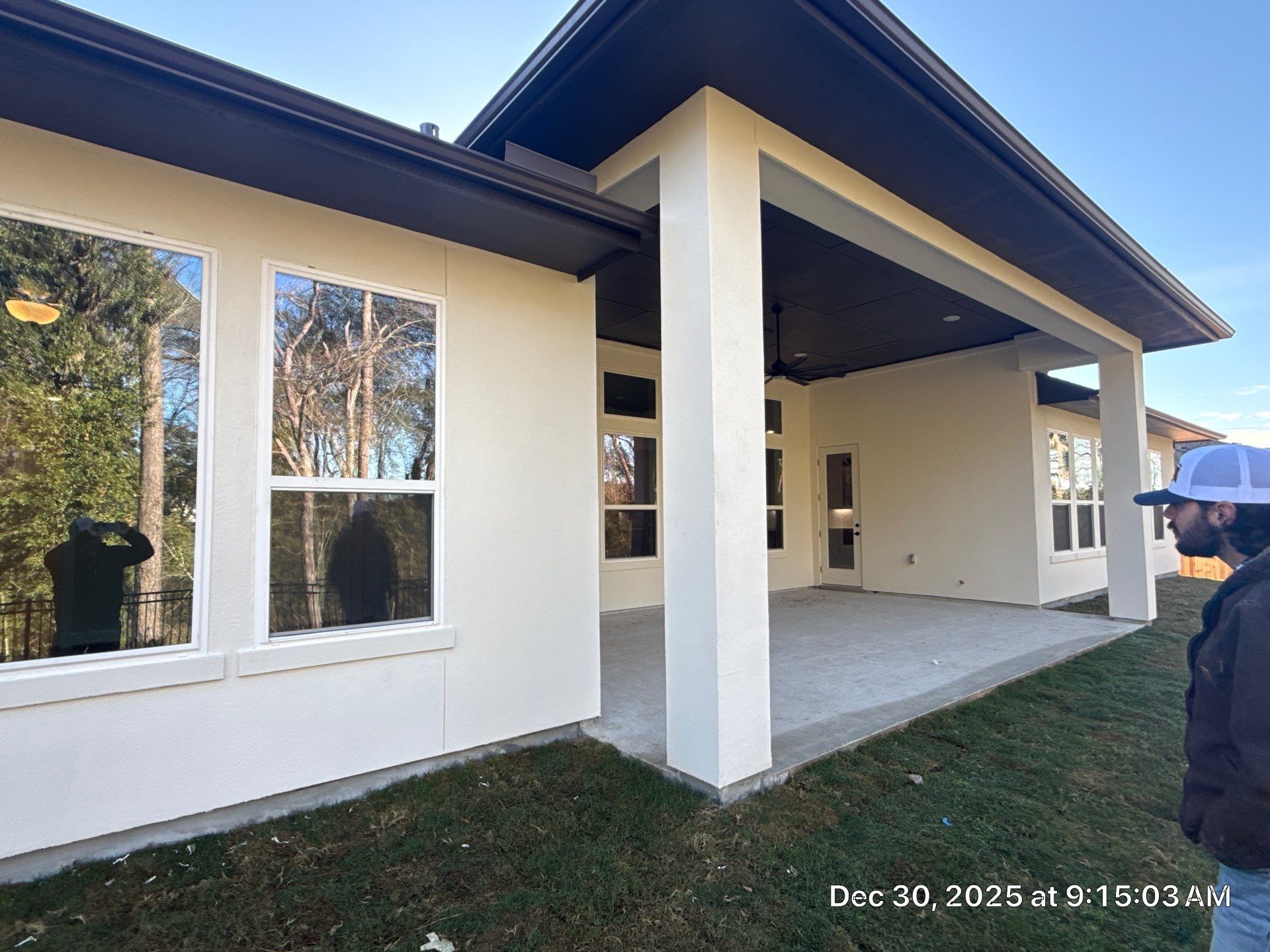 Pre-Landscape Precision: Stucco Finish with Backer Rod Detail by Apex Conventional Stucco Llc