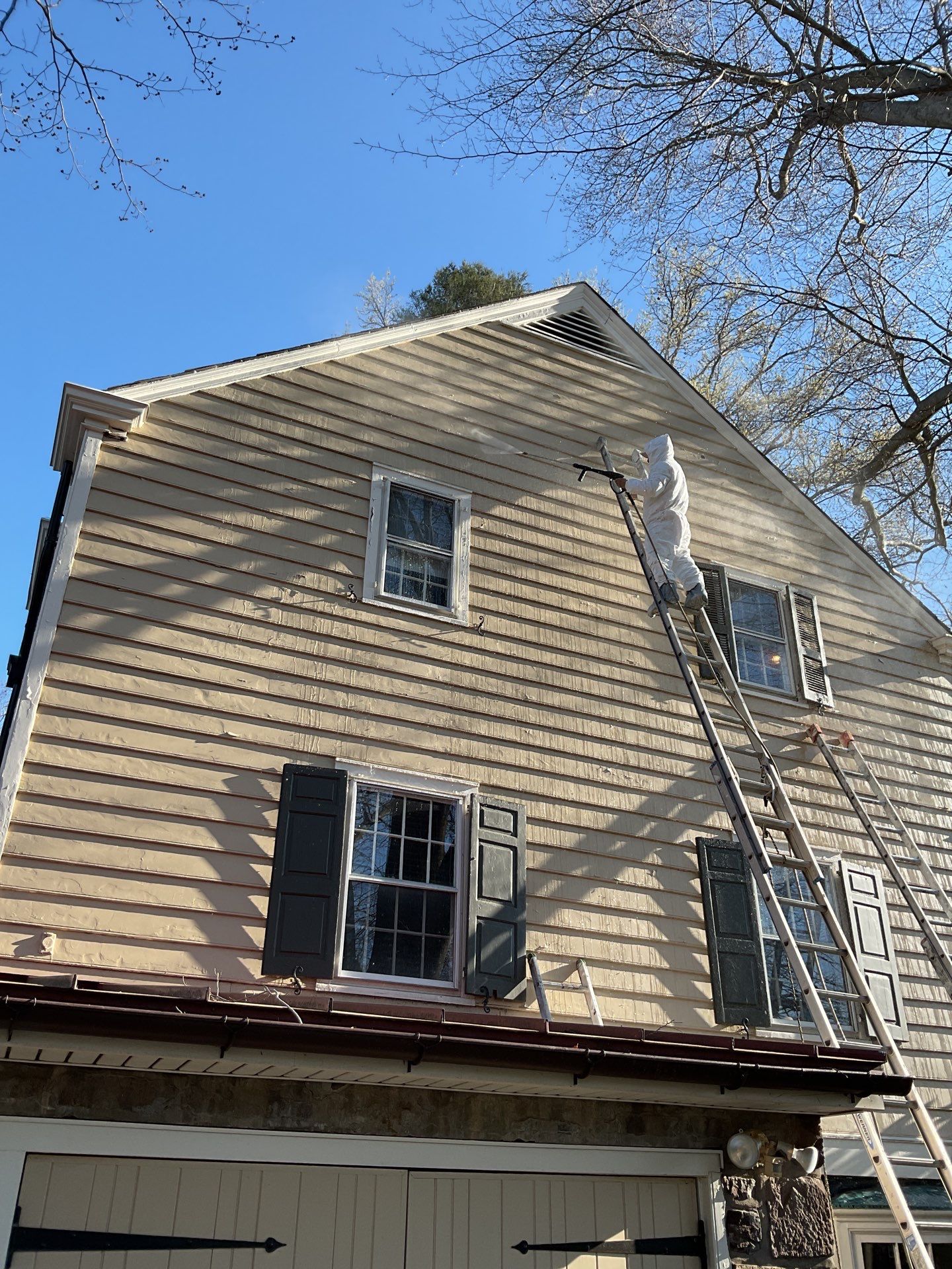 Exterior House Painting Project in Newtown, PA by Groovy Hues