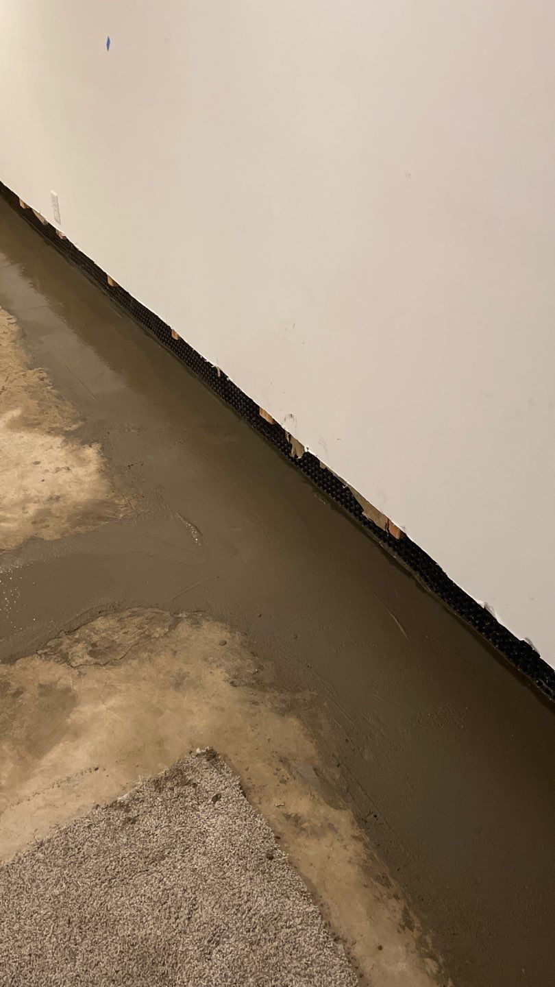 Drain tile & a sump pump for Ruth by Waterproofing Northeast