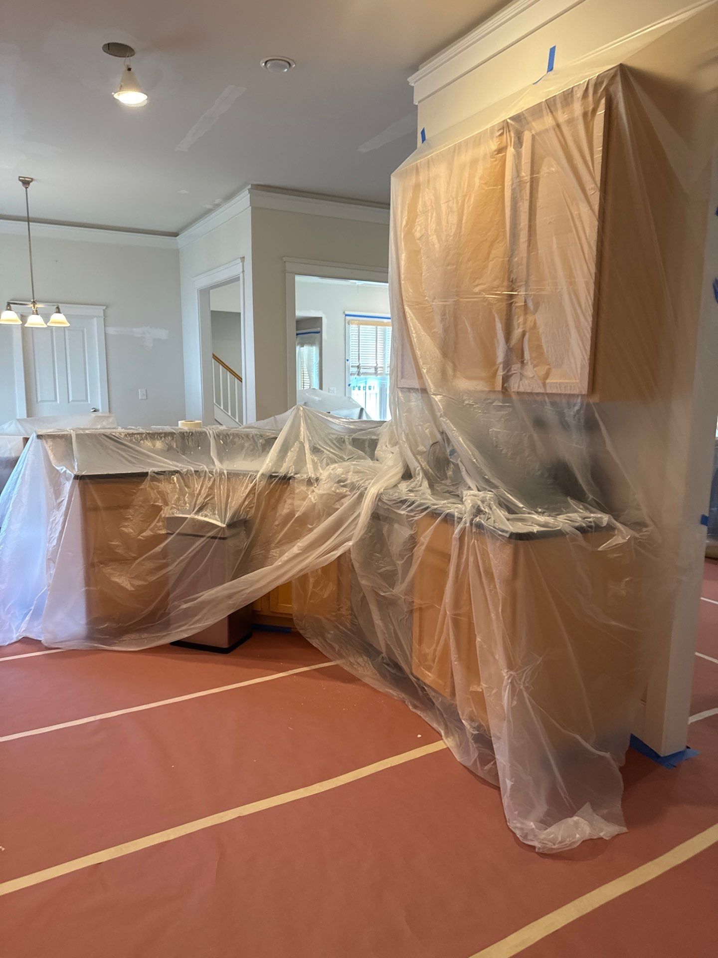 Interior Walls and ceiling painting by GonzalezPainters & Contractors Inc 