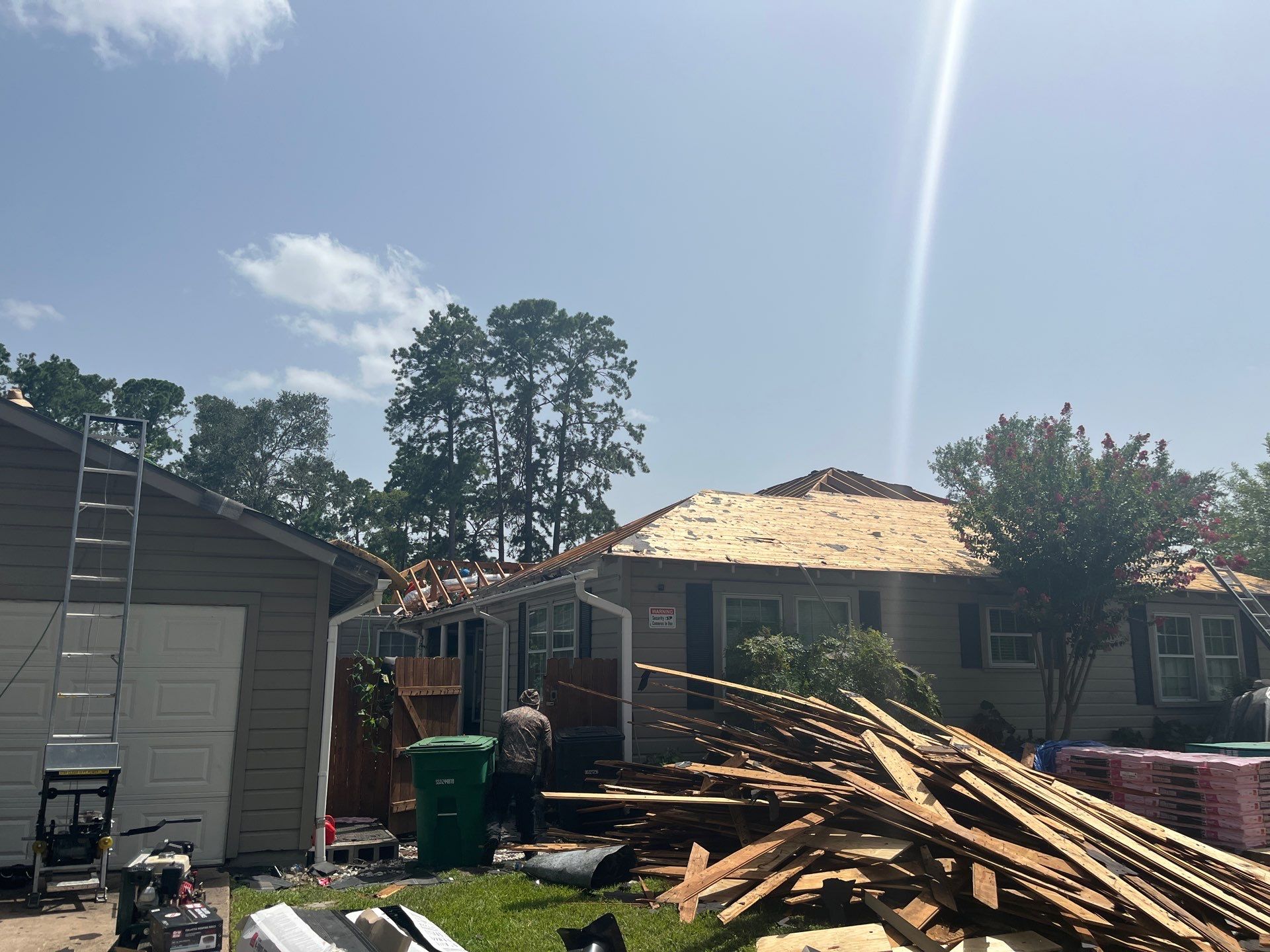 Residential Roofing Installation using Owen's Corning Duration (Lifetime) Shingles by Roof Repair Company
