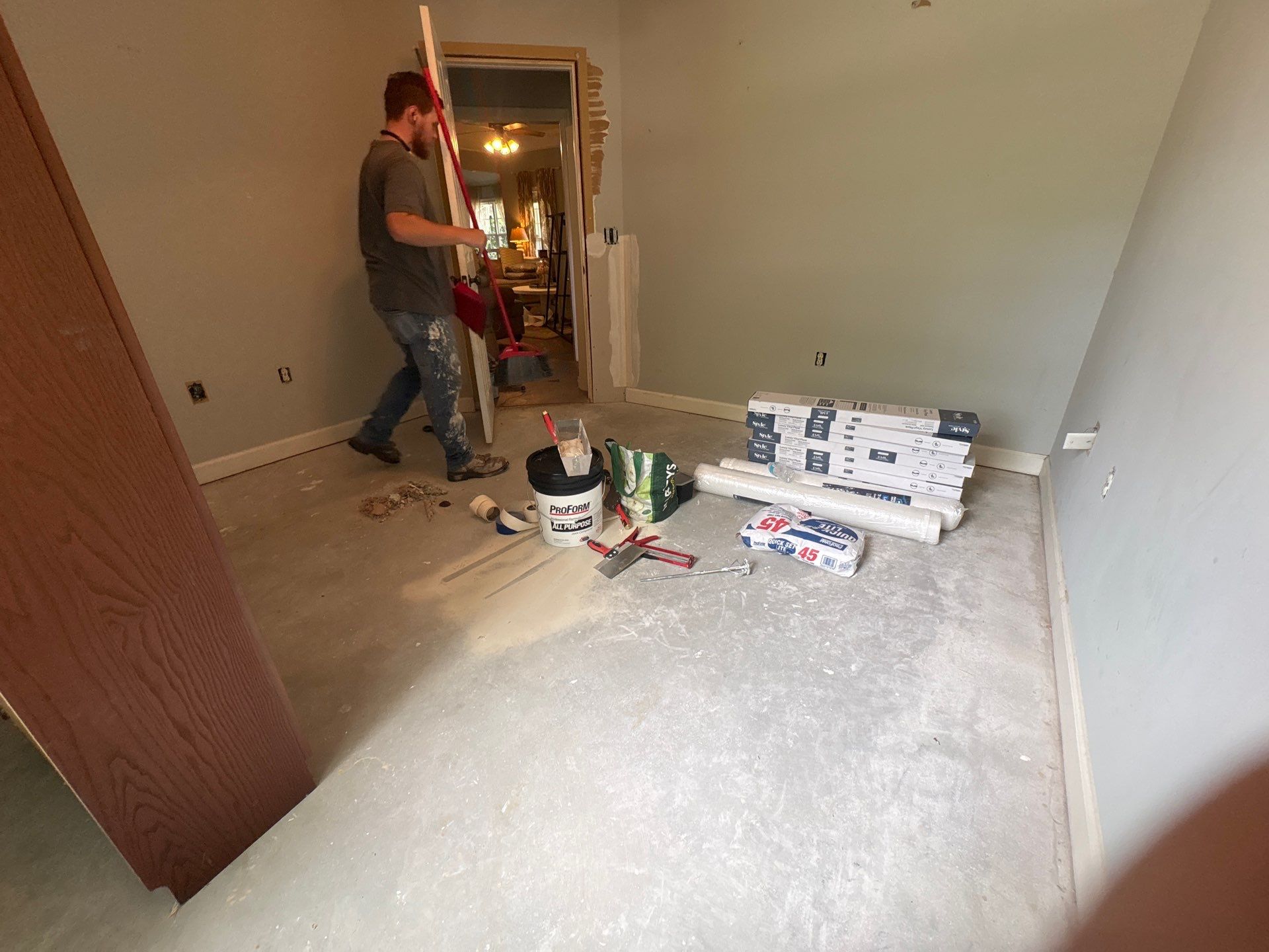 Interior Renovation and Luxury Vinyl Plank Flooring Installation in Hahira by Trinity General Contracting Pros
