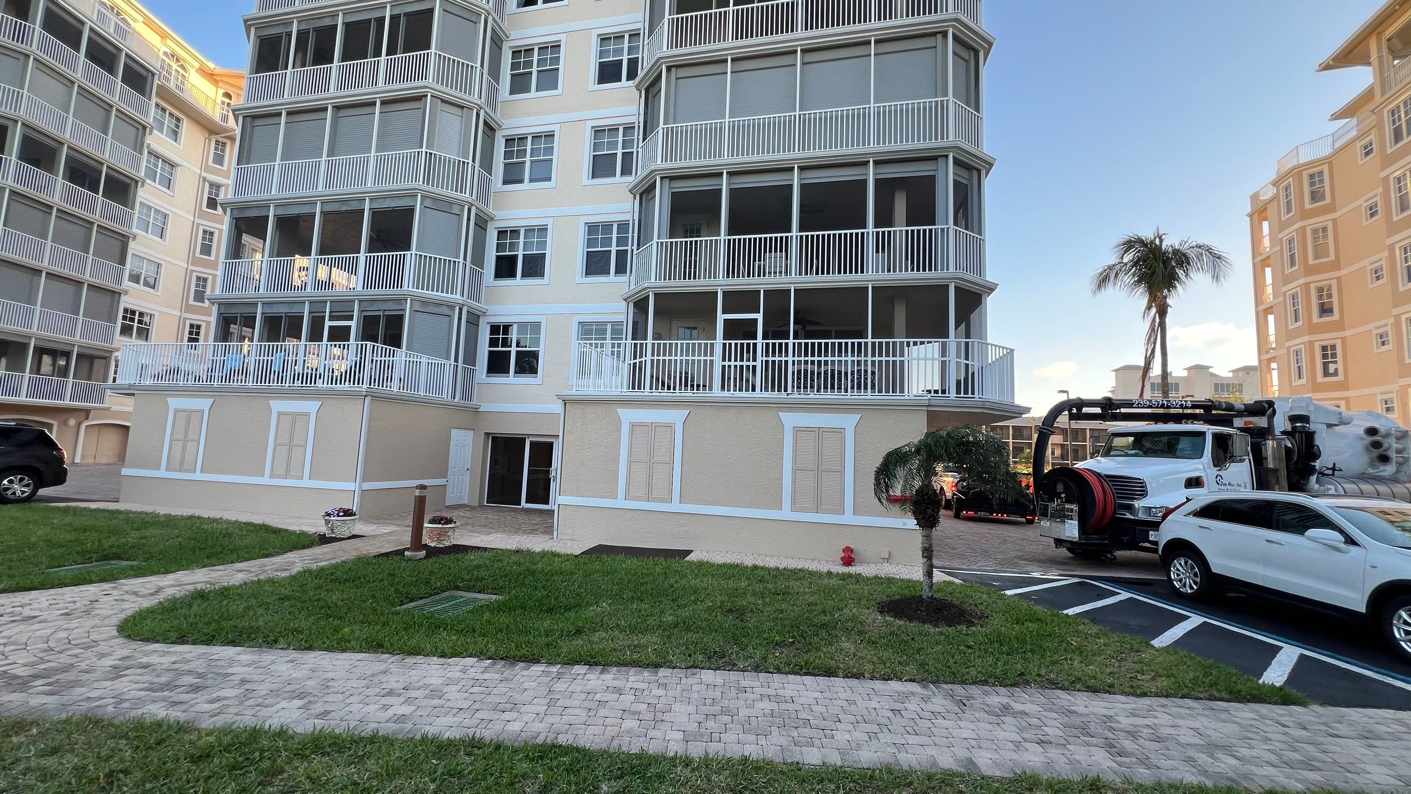 Condo Complex Stormwater System Maintenance by Don Mar, Inc. Storm Water Solutions