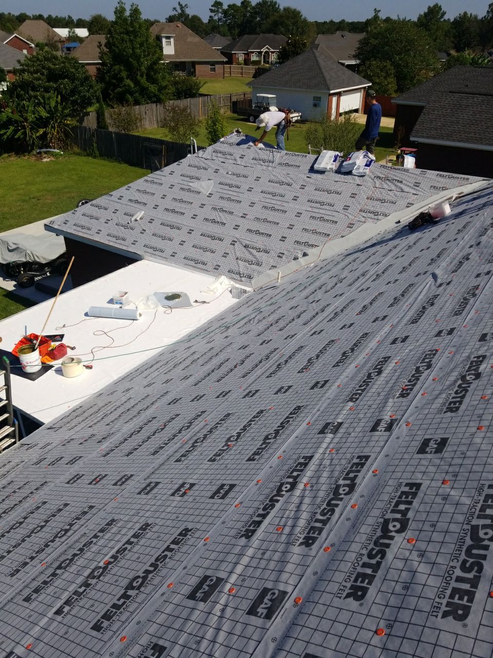 Residential Roofing Installation using Roof Replacement by American Roofing & Construction LLC