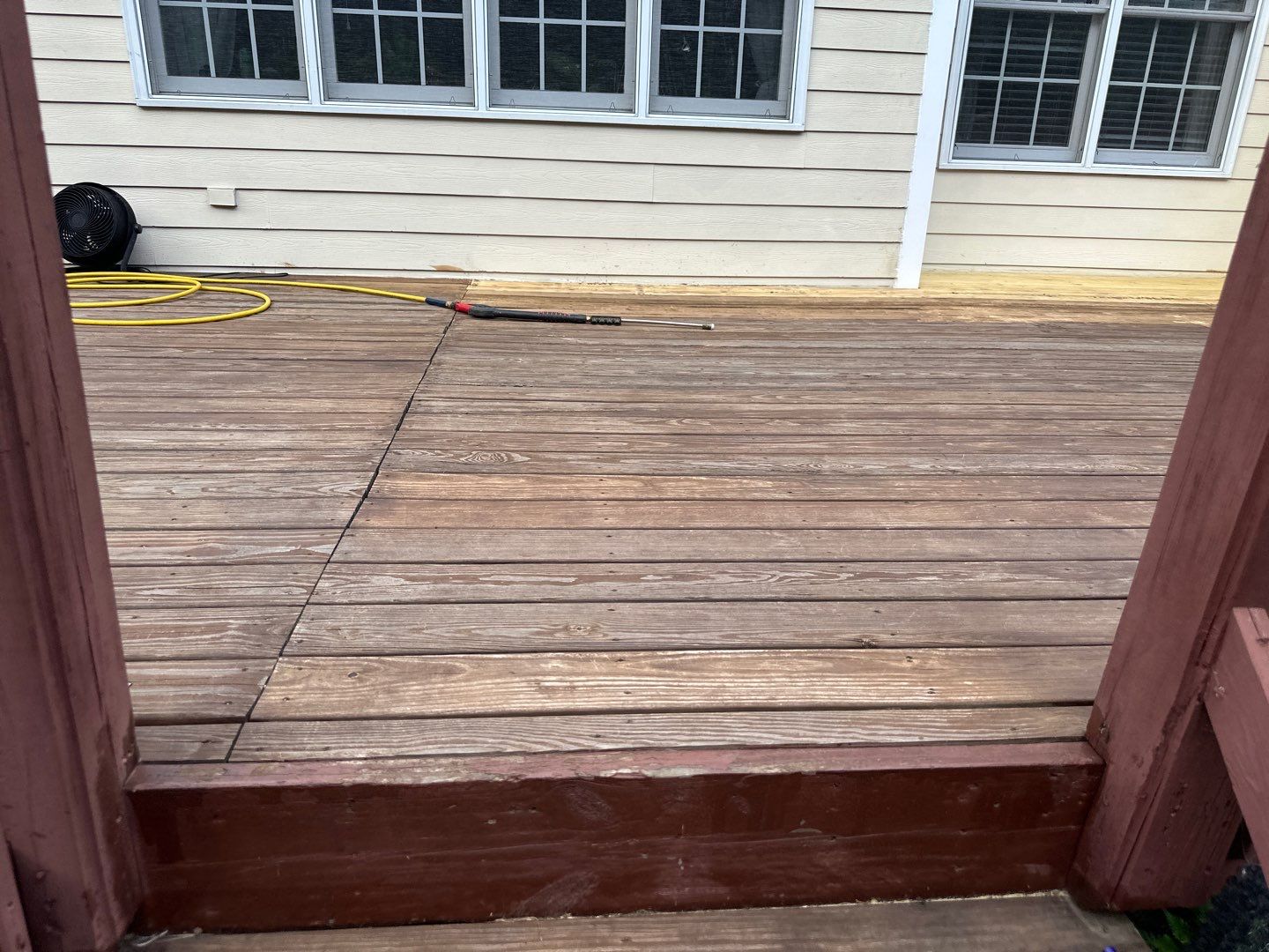 Weathered Deck using Wood Sealant by DuraSeal