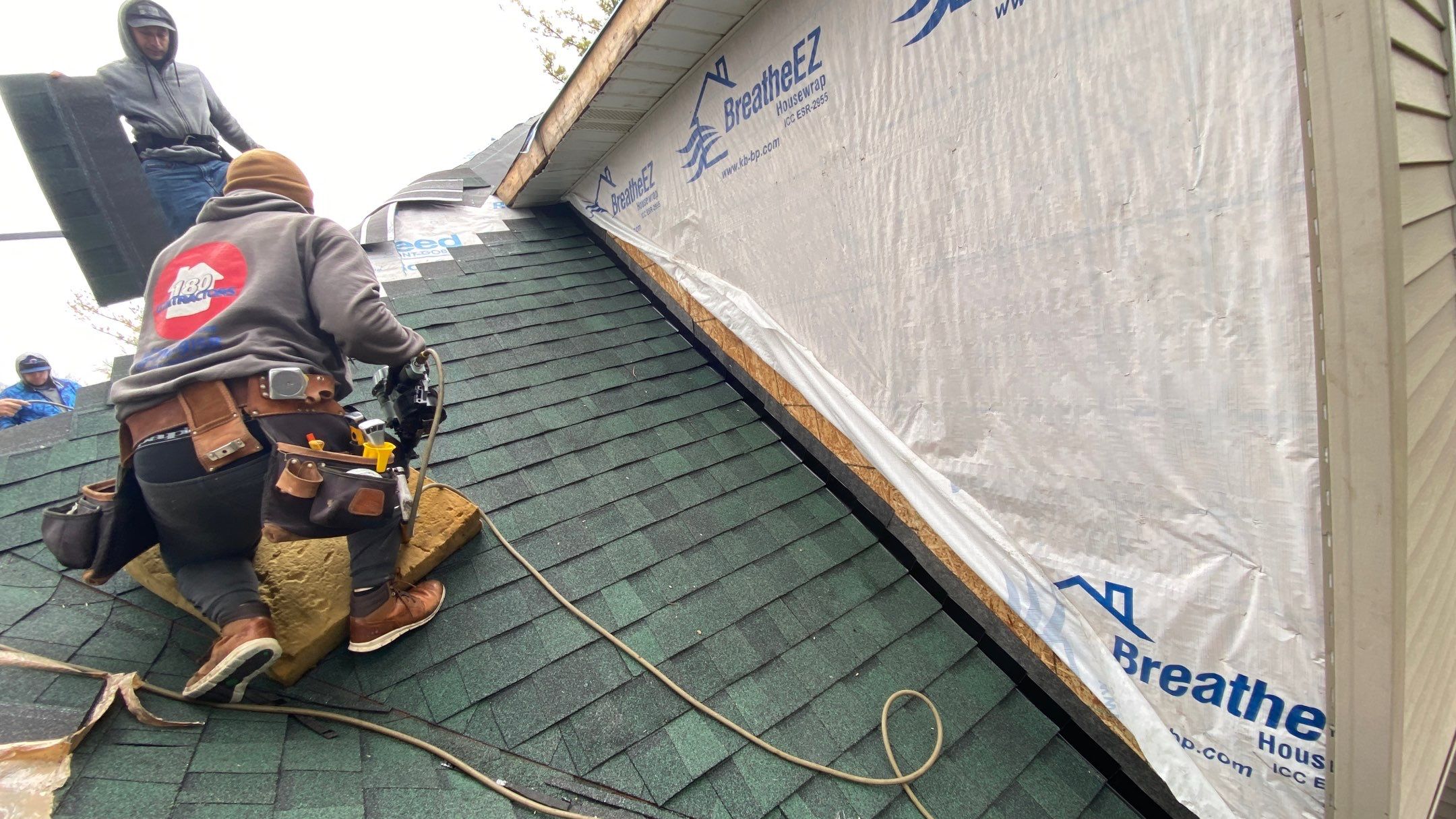 Roof Replacement using CertainTeed Landmark by 180 Contractors