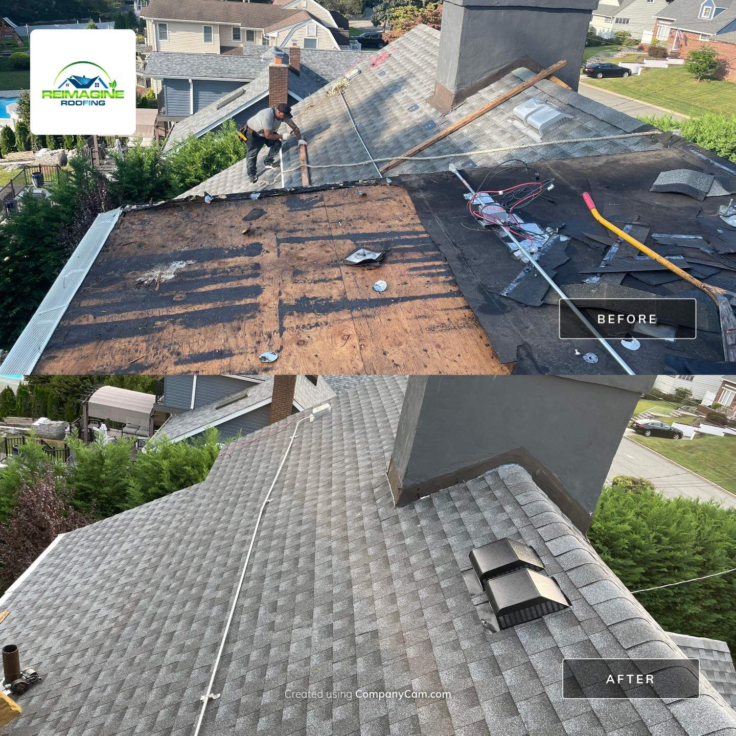 Estate Gray Shingles by Reimagine Roofing