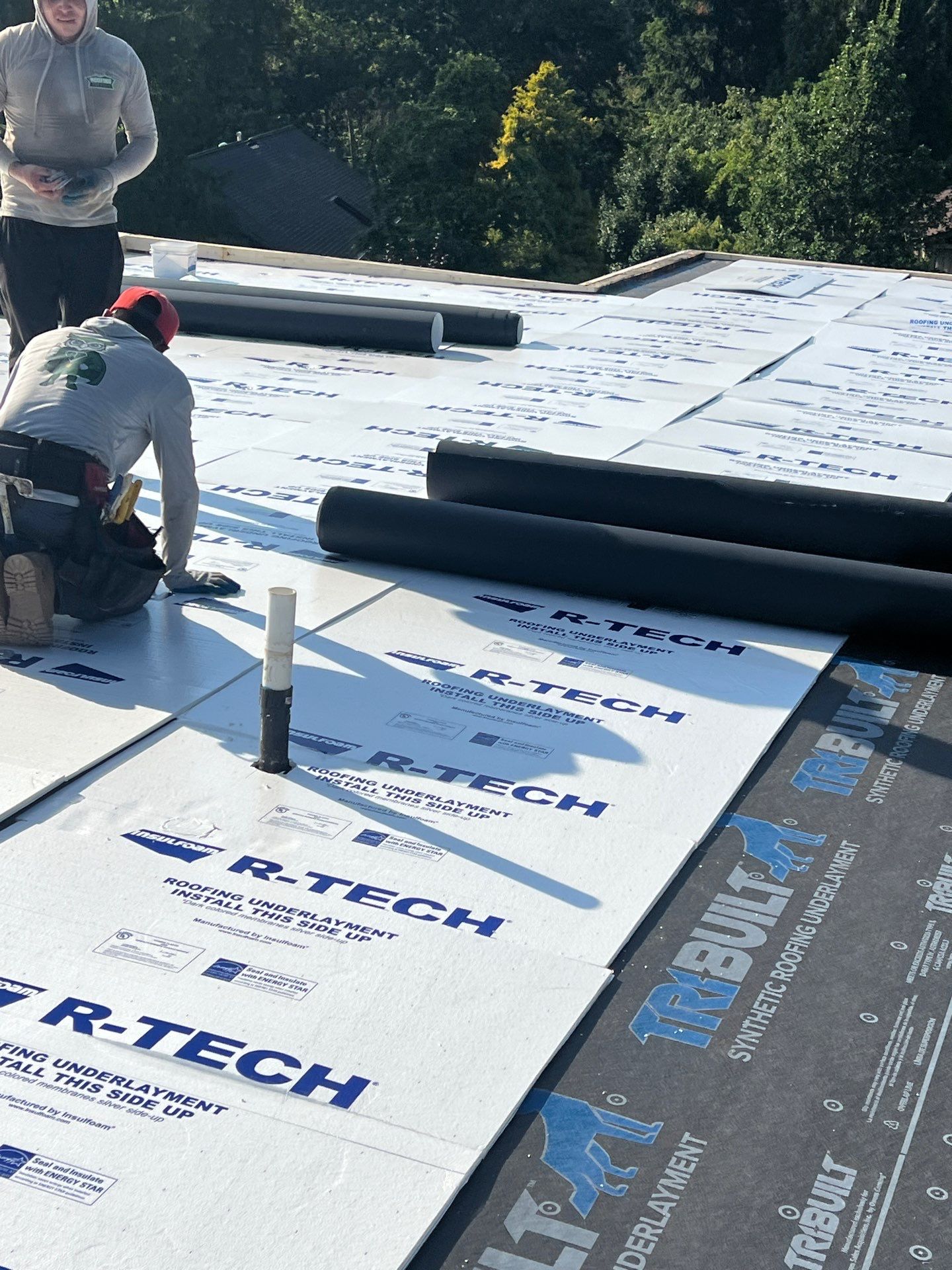 Residential Roofing Installation using GAF UHDZ Shingles by Roofing Formula LLC