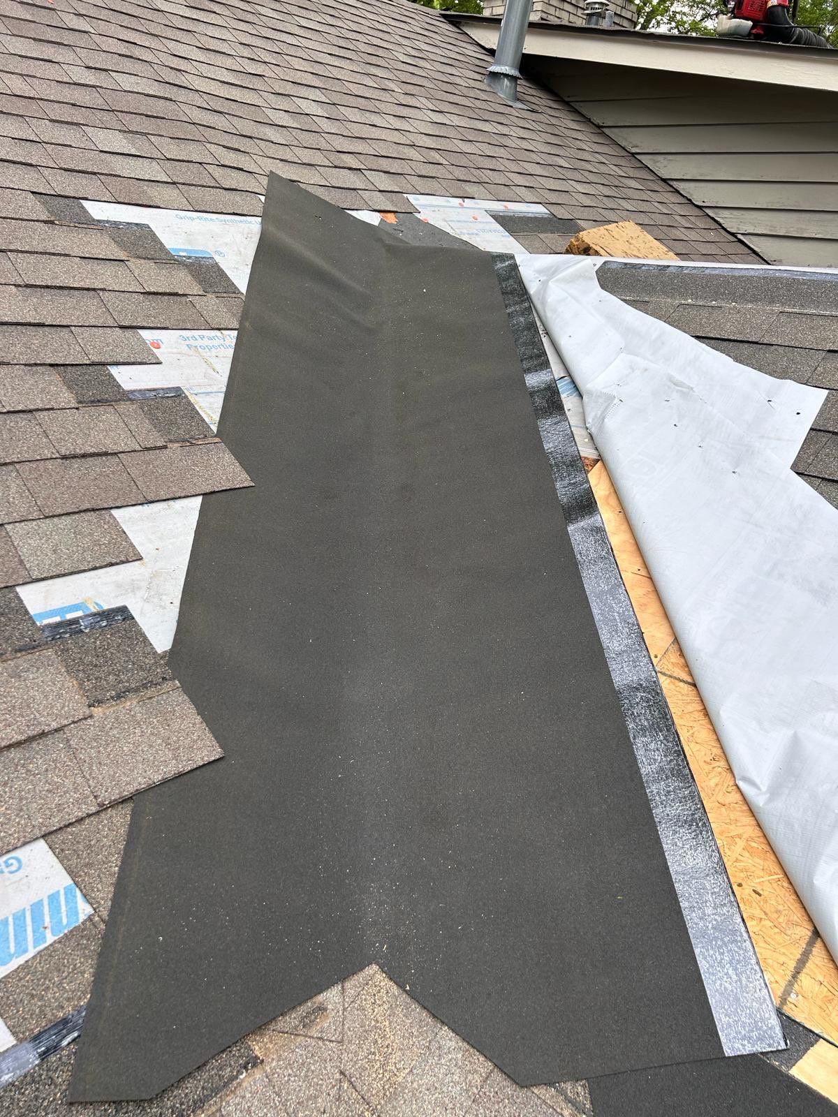 Architectural Shingle Roof Replacement with New Skylights in Memphis by Revival Roofing Services