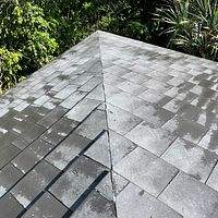 Westlake Saxony Slate 900 Tile Dark Charcoal by Total Roofing System The Metal Roof Experts