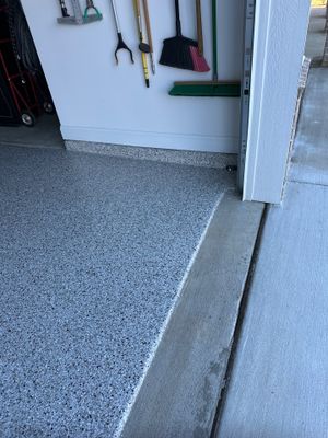 Garage Floor Coating using Coyote