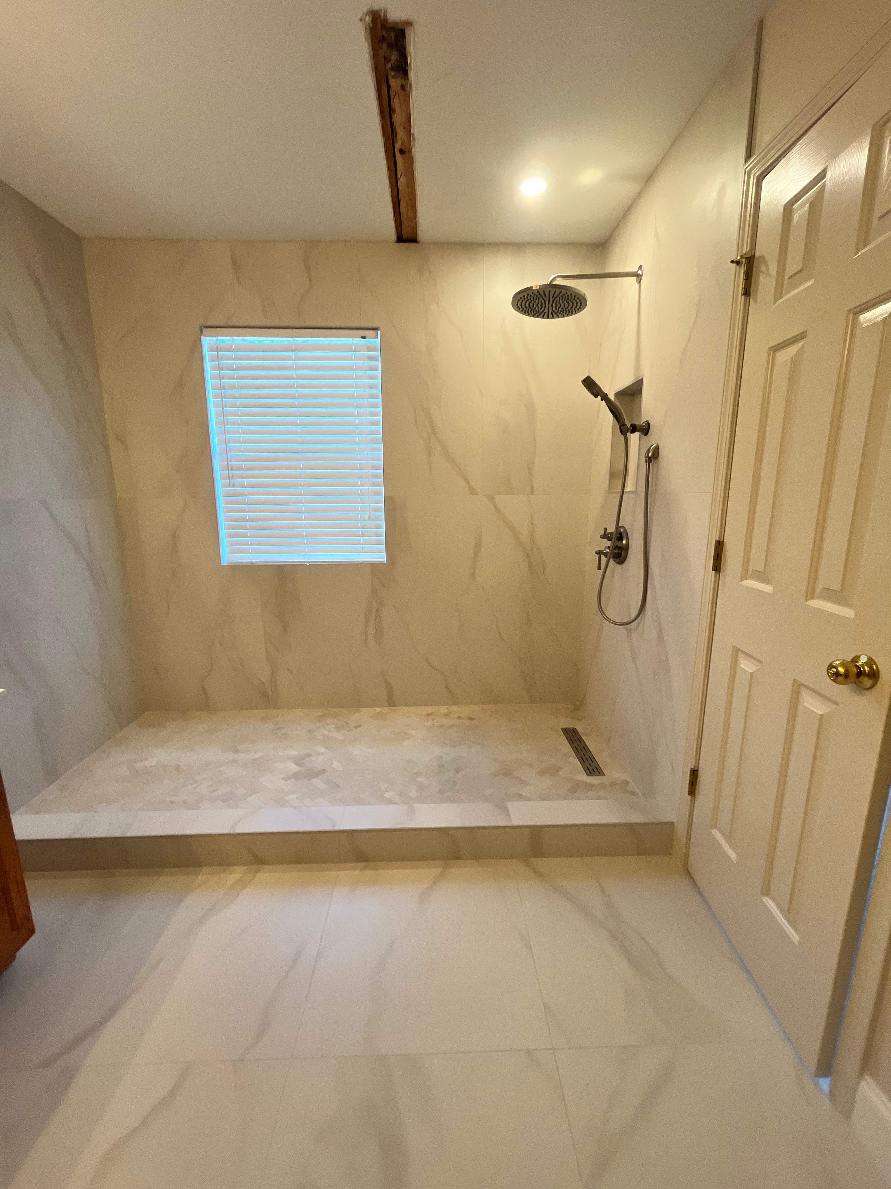 Master bathroom renovation by Prudencio