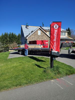 Residential Roofing Installation using Everlast Azm Panel -charcoal