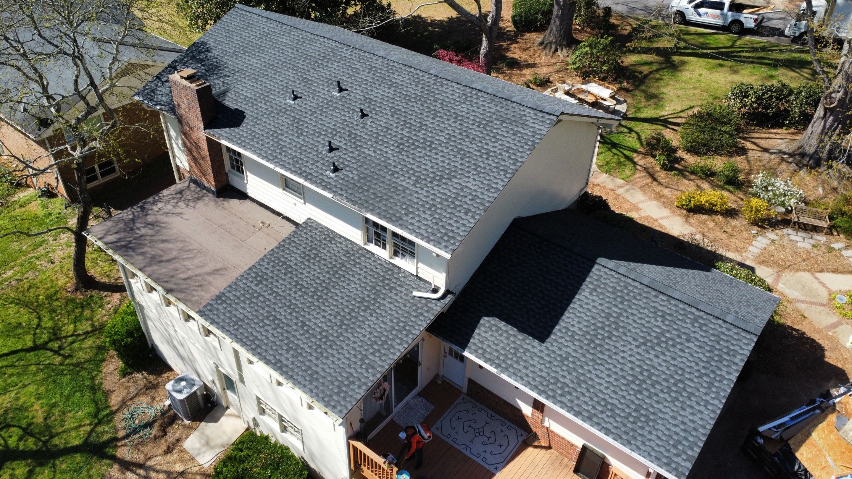 Roswell, GA Roof Replacement GAF Timberline UHDZ Charcoal by Reset Roofing