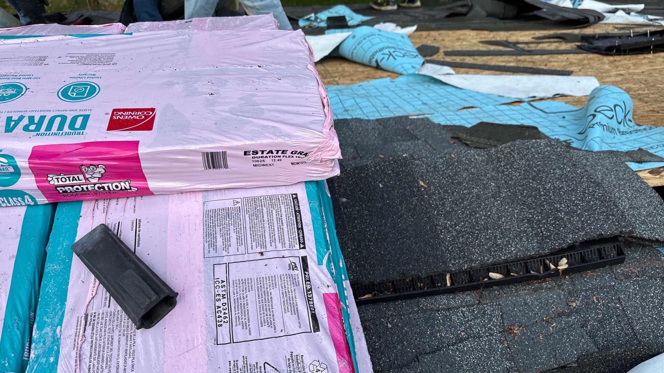 Roof Replacement using Owens Corning Estate Gray by 180 Contractors