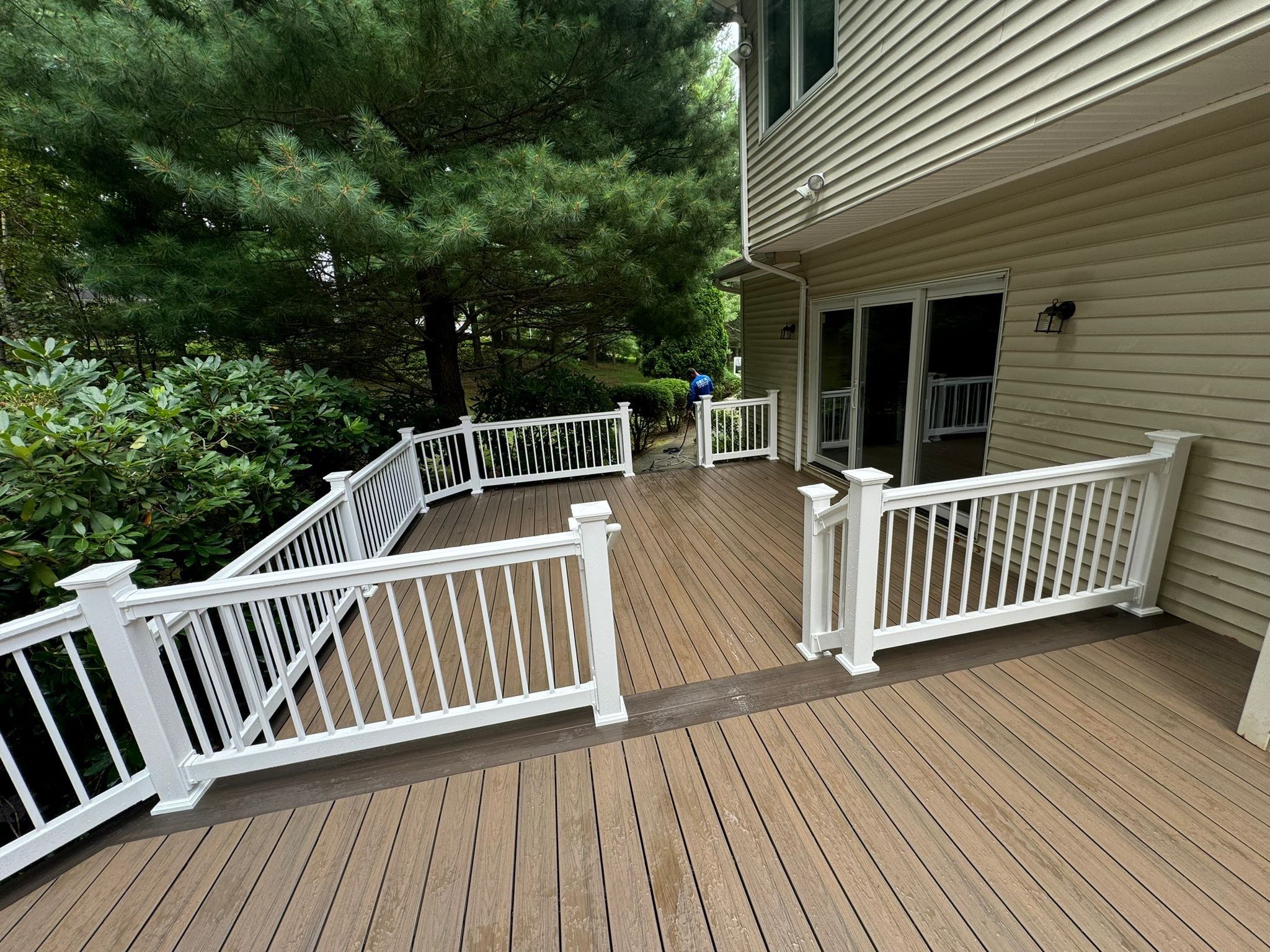 Deck Resurface using Deckorators Venture - Color Sandbar  by deck guardian