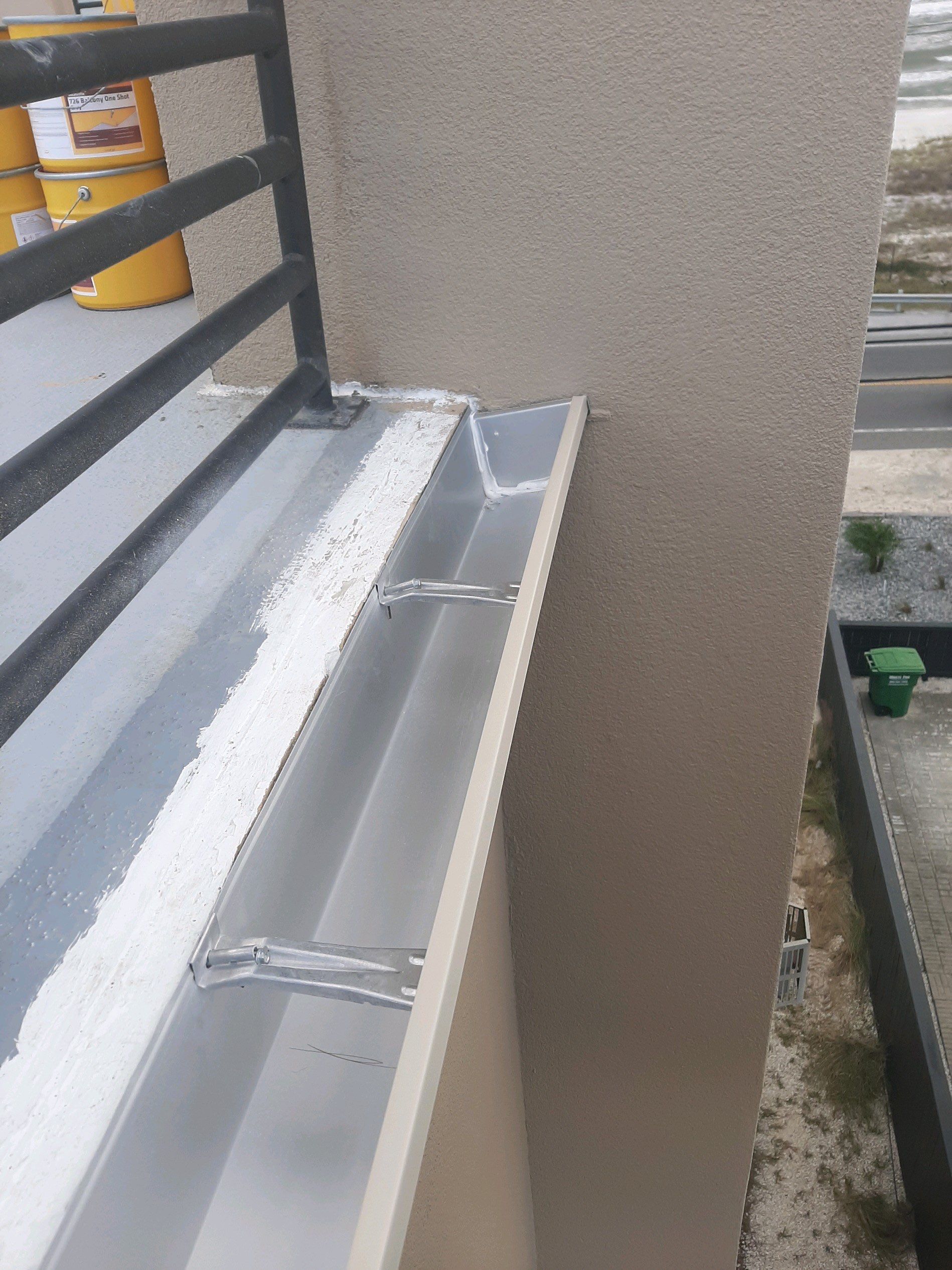 Gutter Installation using Wicker Color K-Style Gutters by Gutter Professors