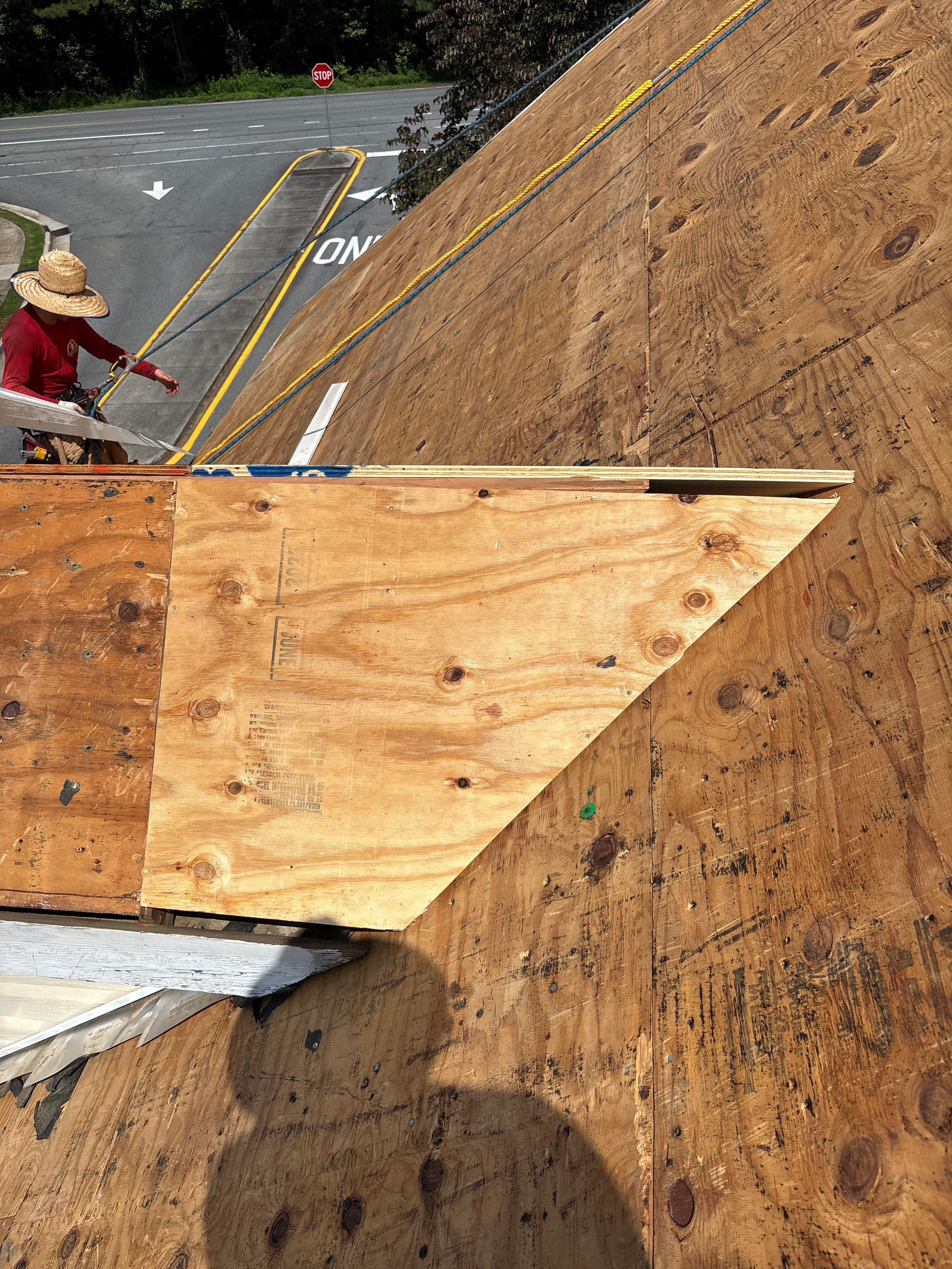 Roof repair by Deerfield Roofing LLC