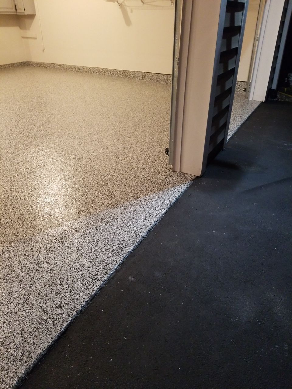 Garage Floor in Domino by Spectrum Painting, LLC