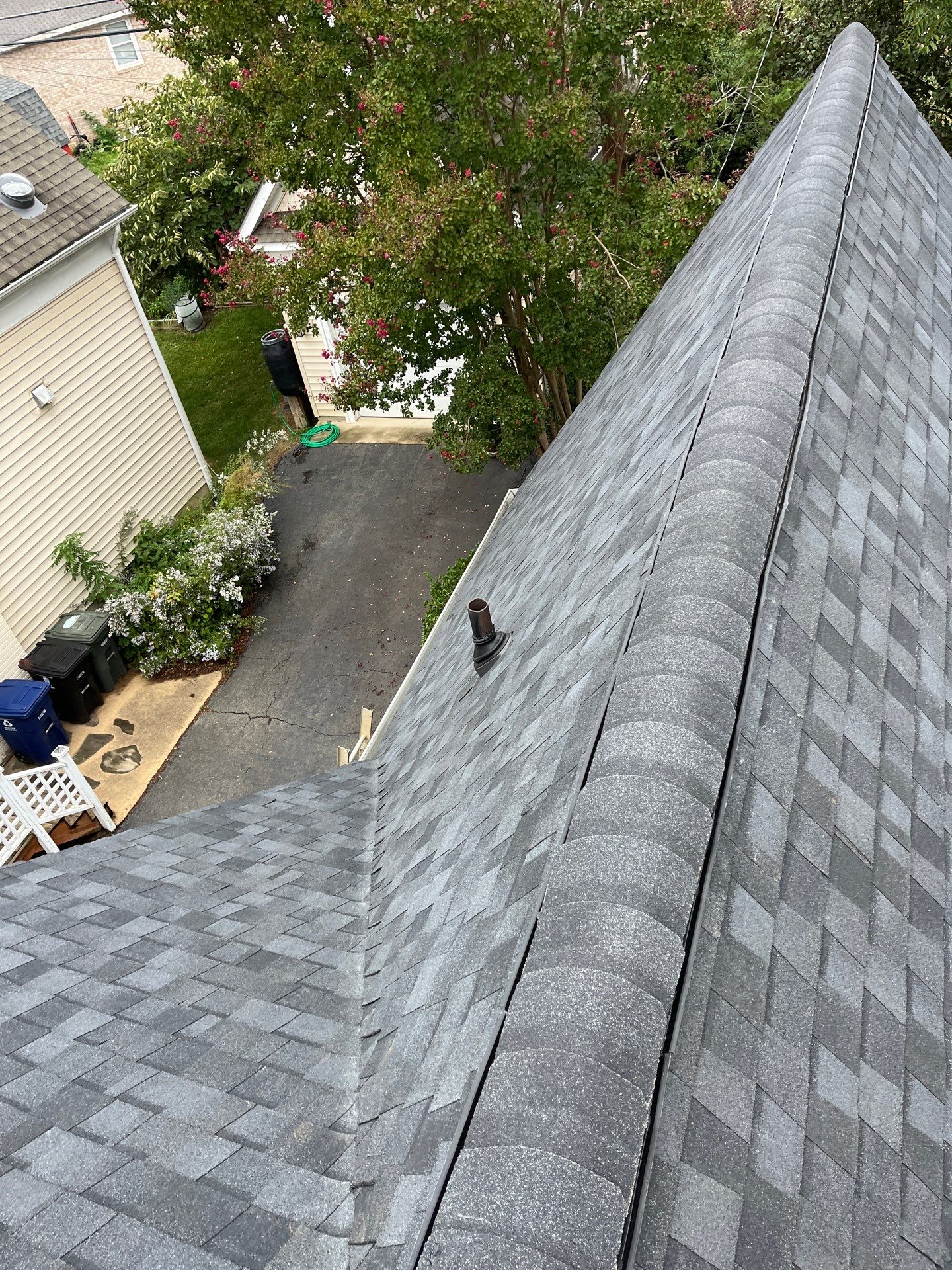 Arlington: Roof Replacement with CertainTeed Landmark Pro Designer Shingles in Max Def Moire Black by RM Banning, Inc.