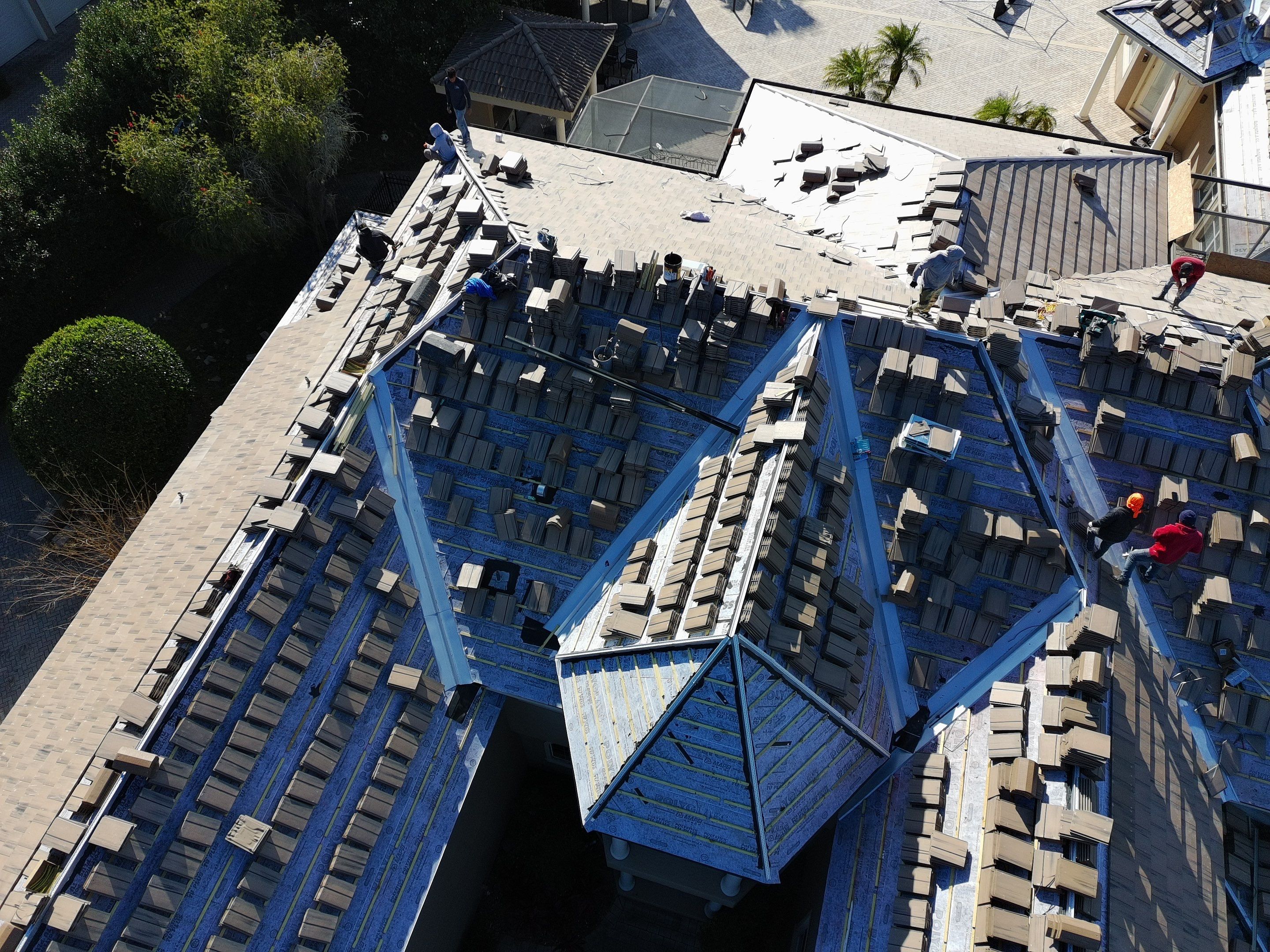 Mediterranean Tile Roof Replacement and Leak Remediation in Orlando by Fortified Roofing Solutions Corp.