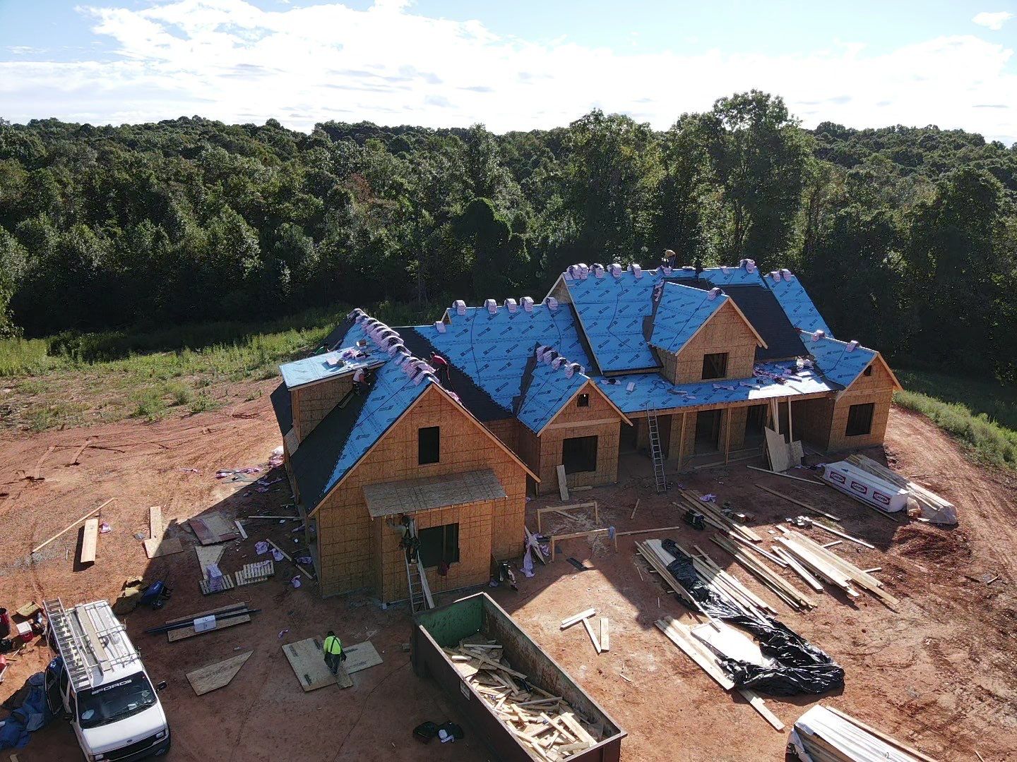 New Construction Residential Roofing Installation using Owens Corning by Inspector Roofing and Restoration