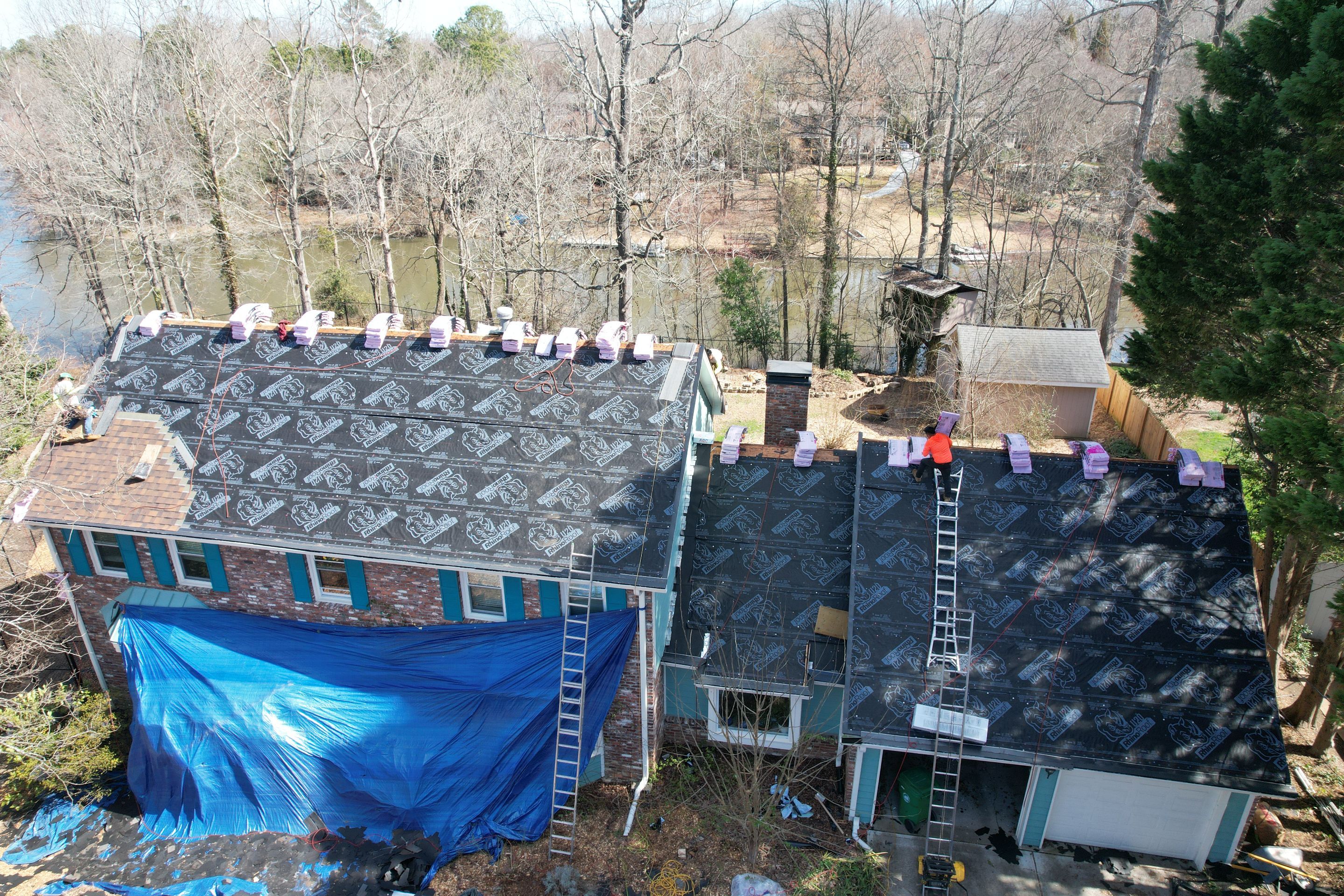Residential Roofing Installation using Owens Corning by Inspector Roofing and Restoration