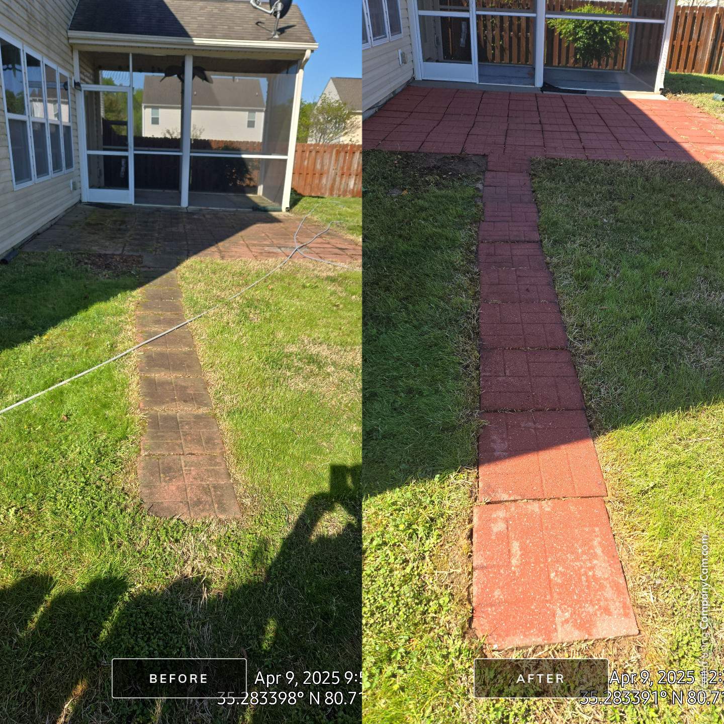 House Wash using cleaner by G&H Home Tech Pros LLC