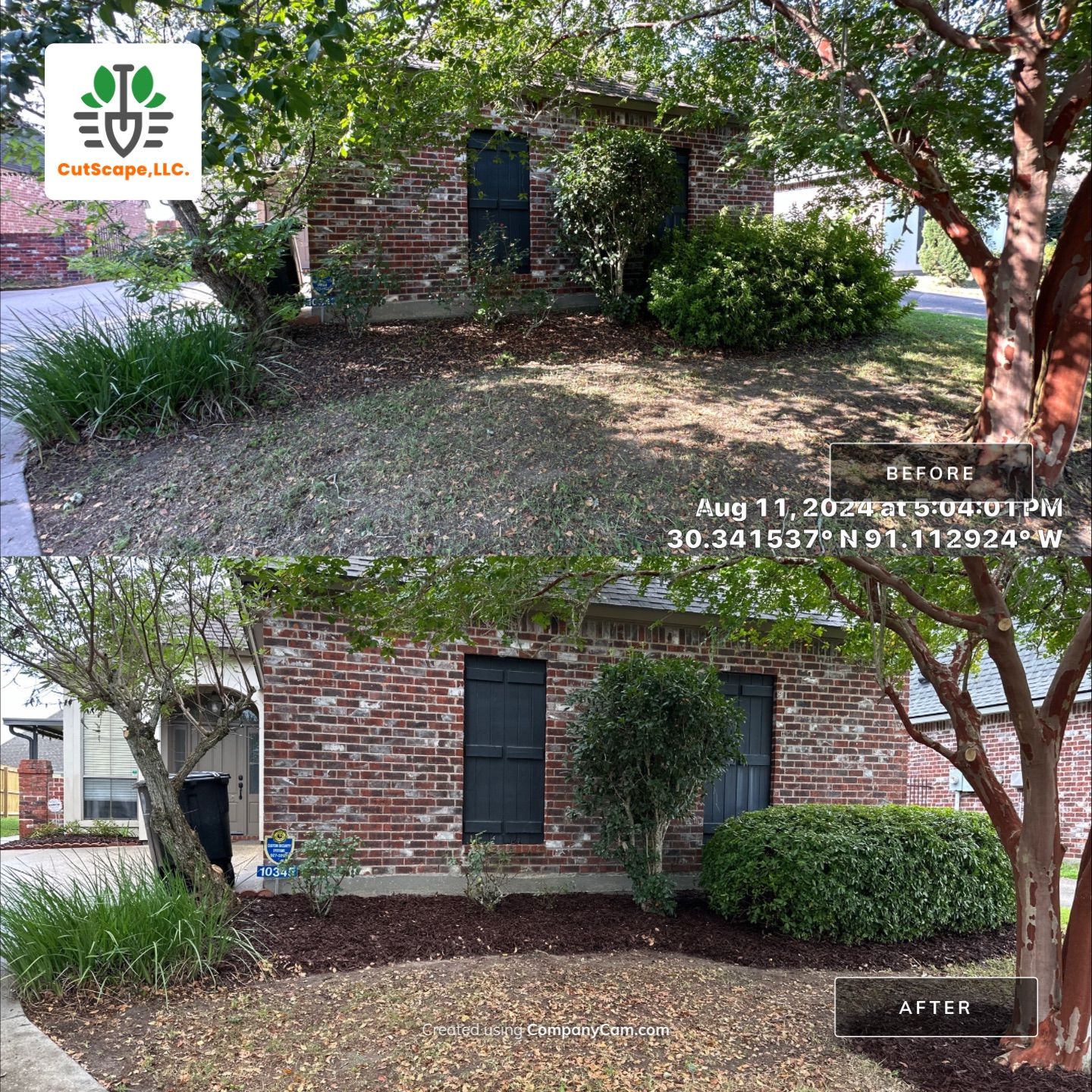 LANDSCAPE SERVICES: DEMO /PREP/ INSTALL / TRIM / MULCH INSTALL by CutScape, LLC.