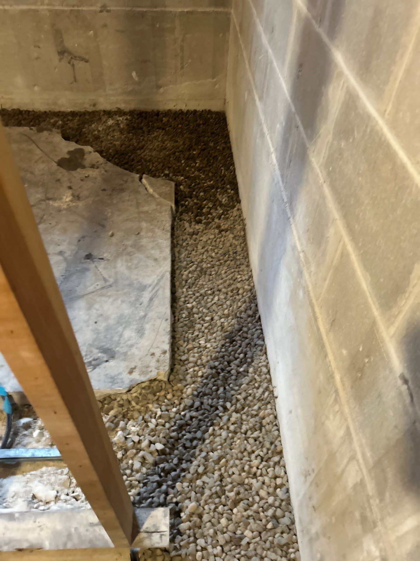 Drain tile for a General Contractor Partner by Waterproofing Northeast