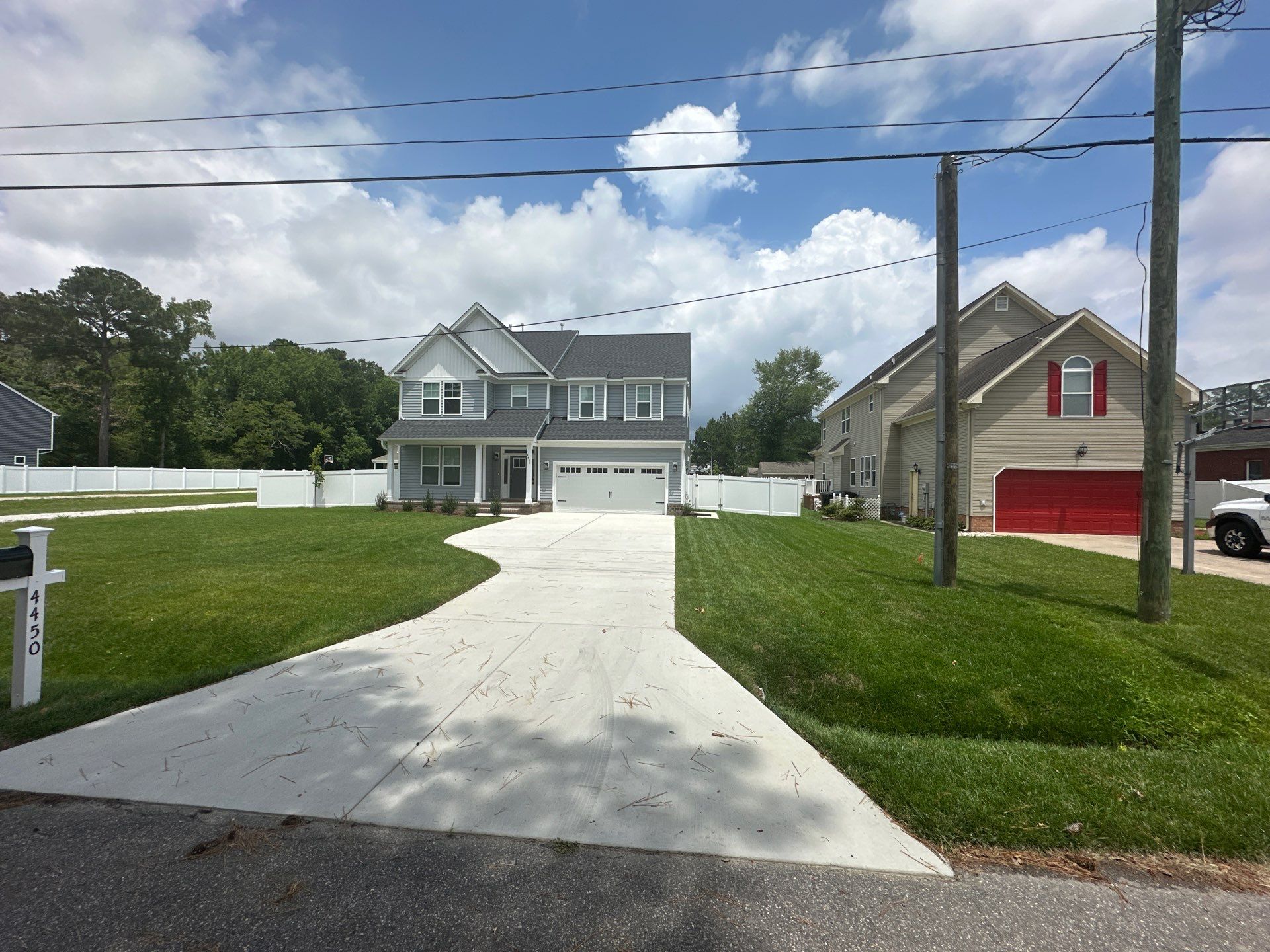 Project in Virginia Beach by Sam The Concrete Man Virginia Beach