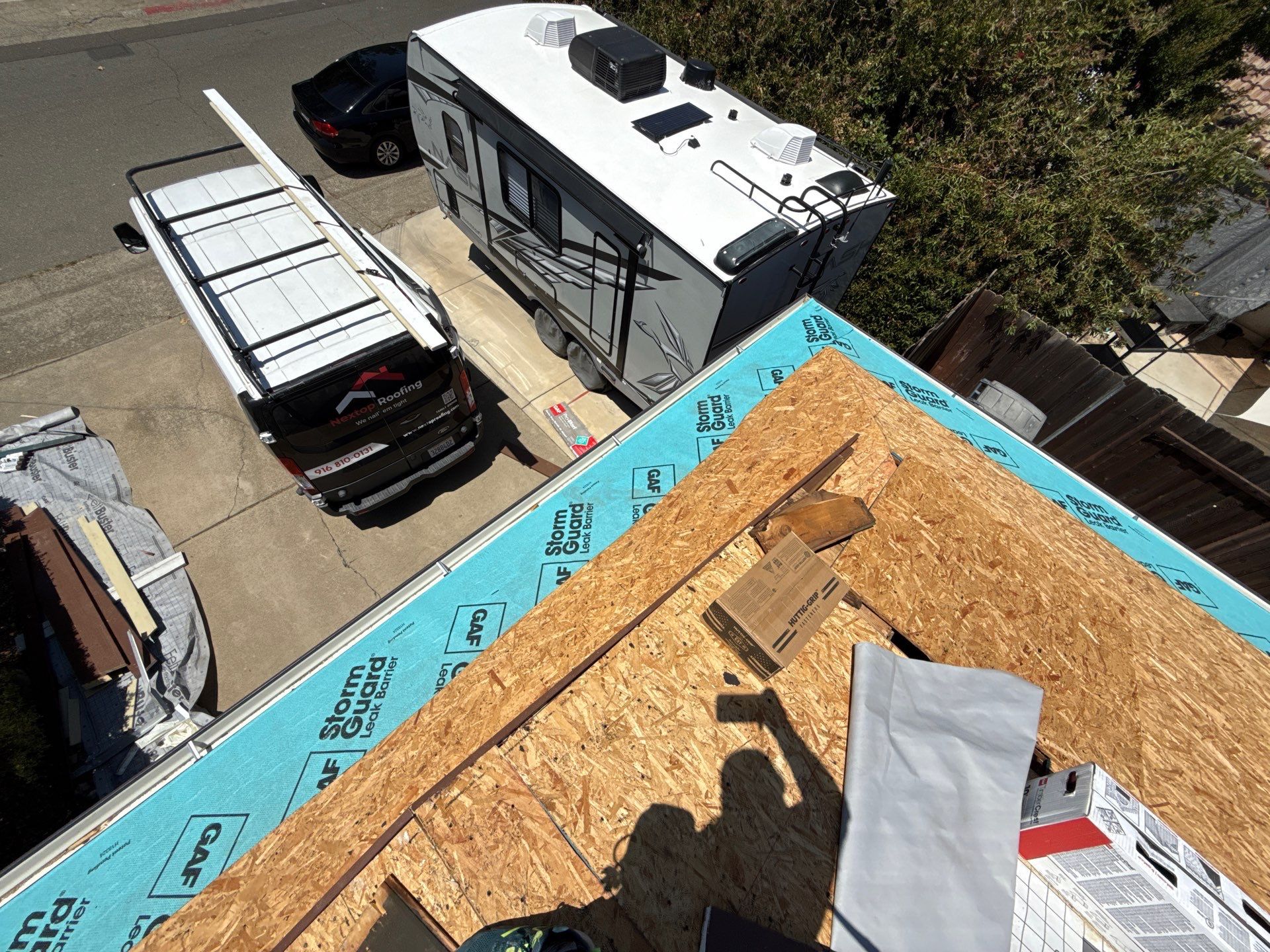 Residential Reroof using GAF by Nextop Roofing