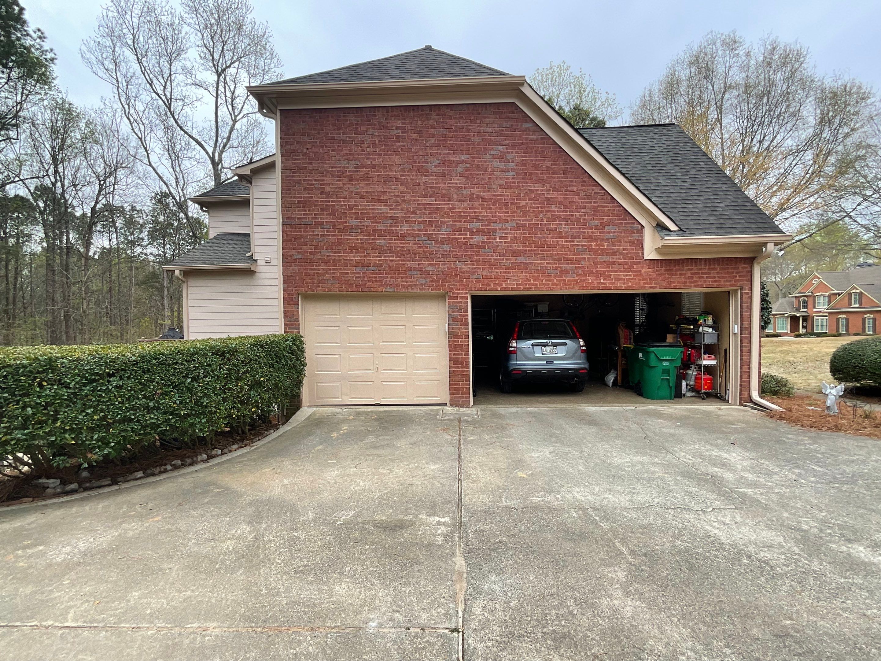 Exterior Painting and Trim Refresh for Suwanee Brick Home by Swift Home Renovations