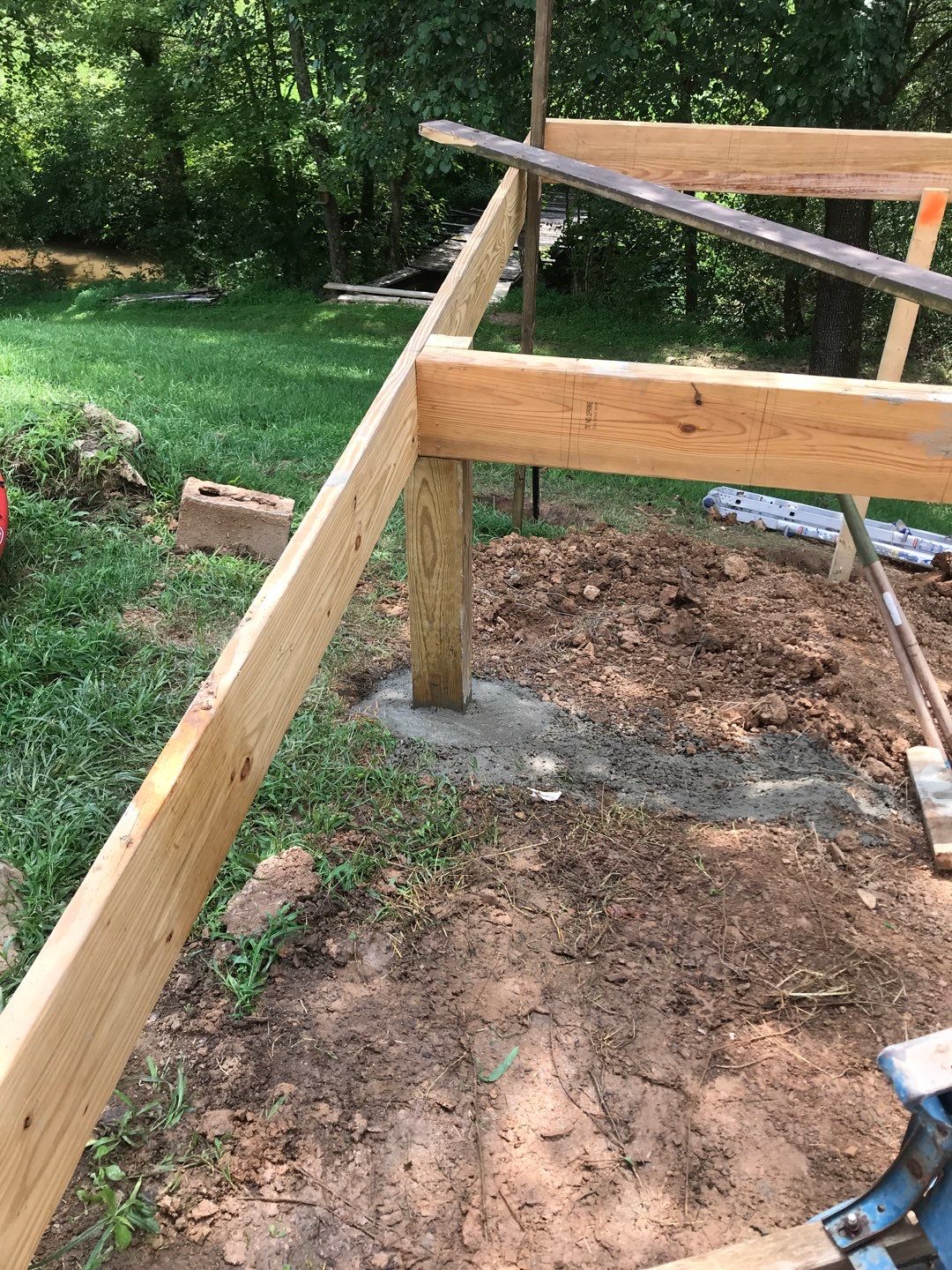 Deck Installation using Pressure Treated Lumber by Secure Construction Company Inc