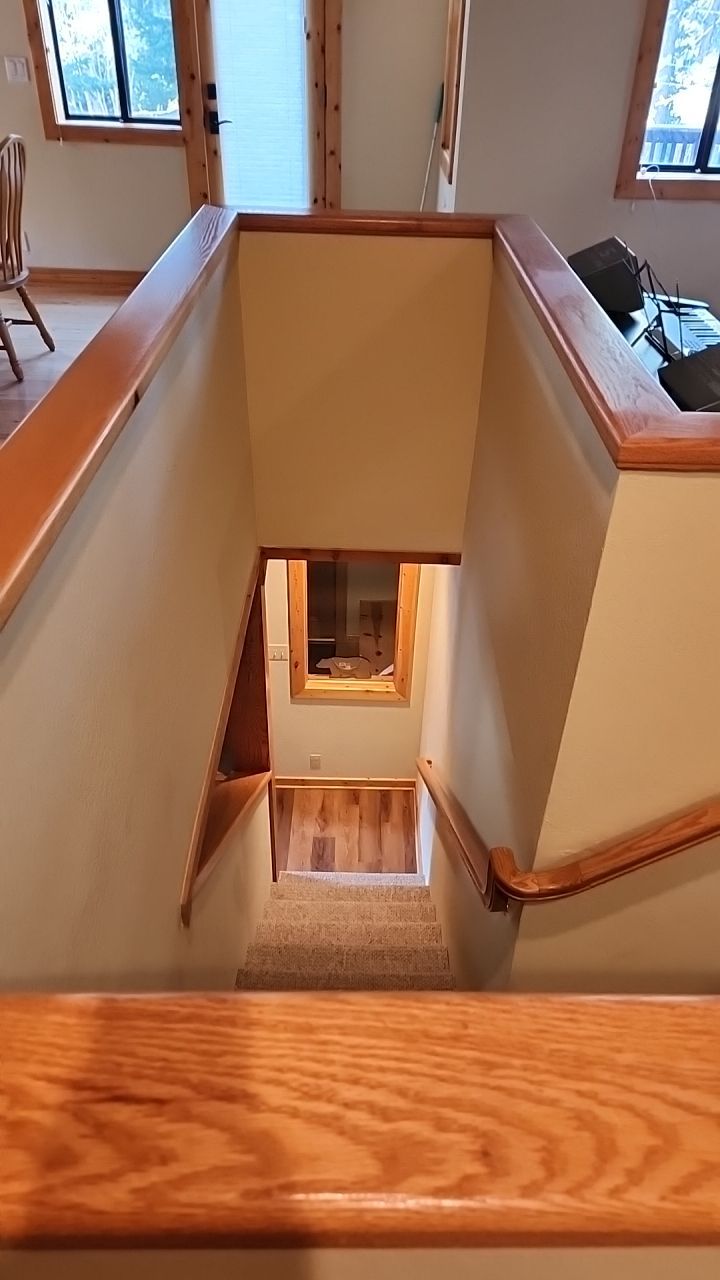 Interior Railing by The Tahoe Tradesman