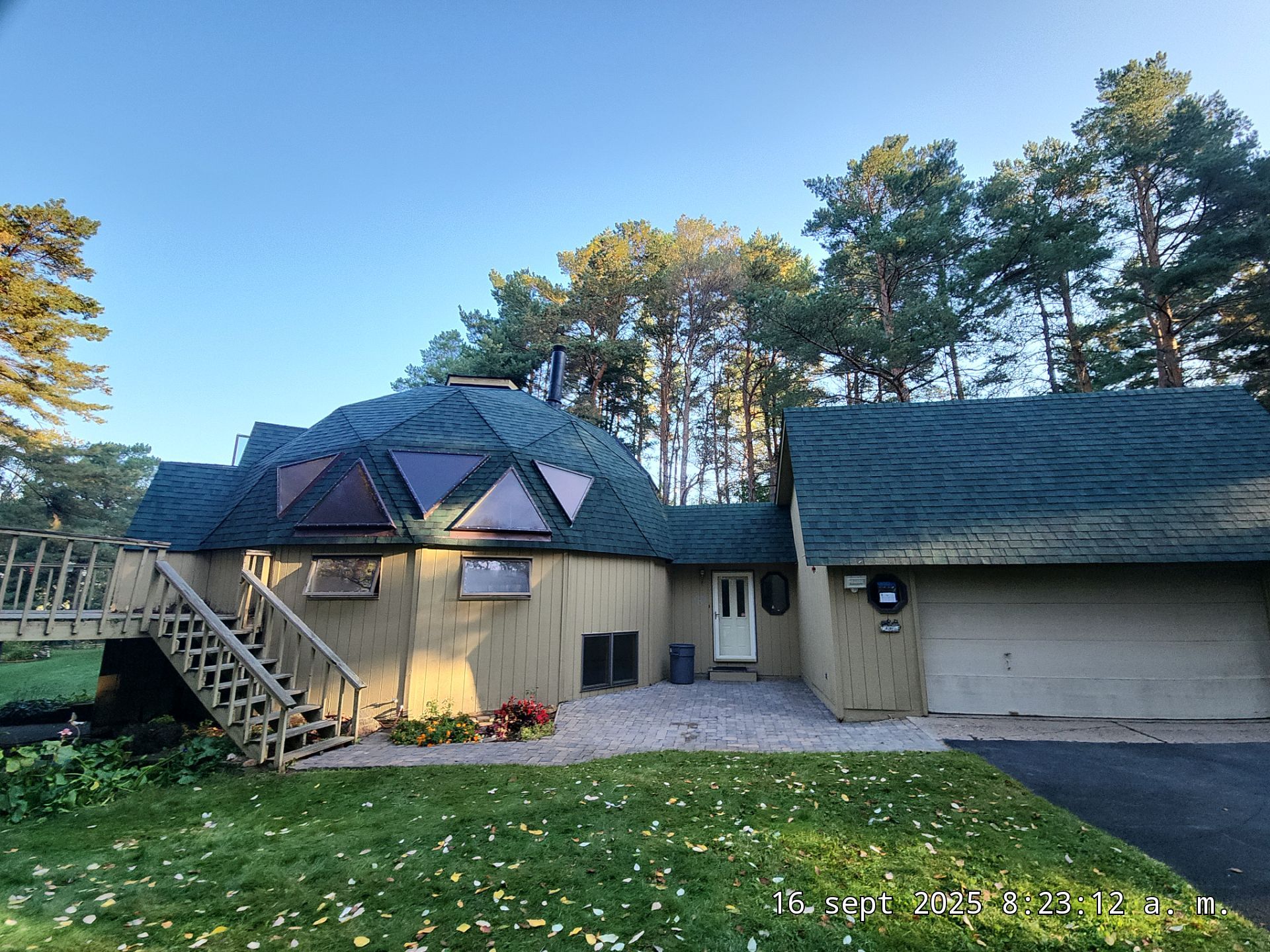 Roof Replacement on Dome House in Oak Grove  by Ascension Roofing & Siding