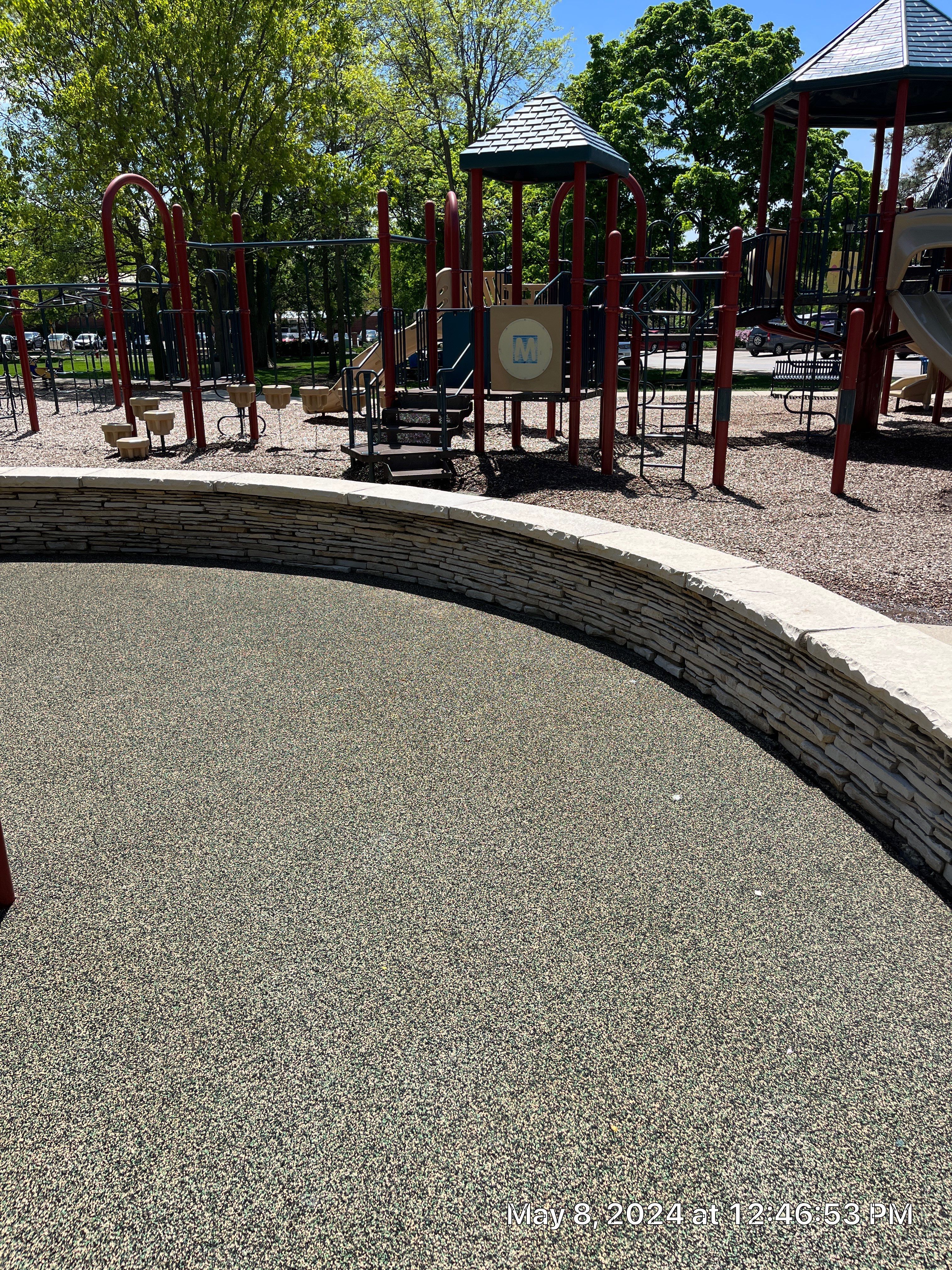 Playground cleaning by Northern Power Washing LLC.