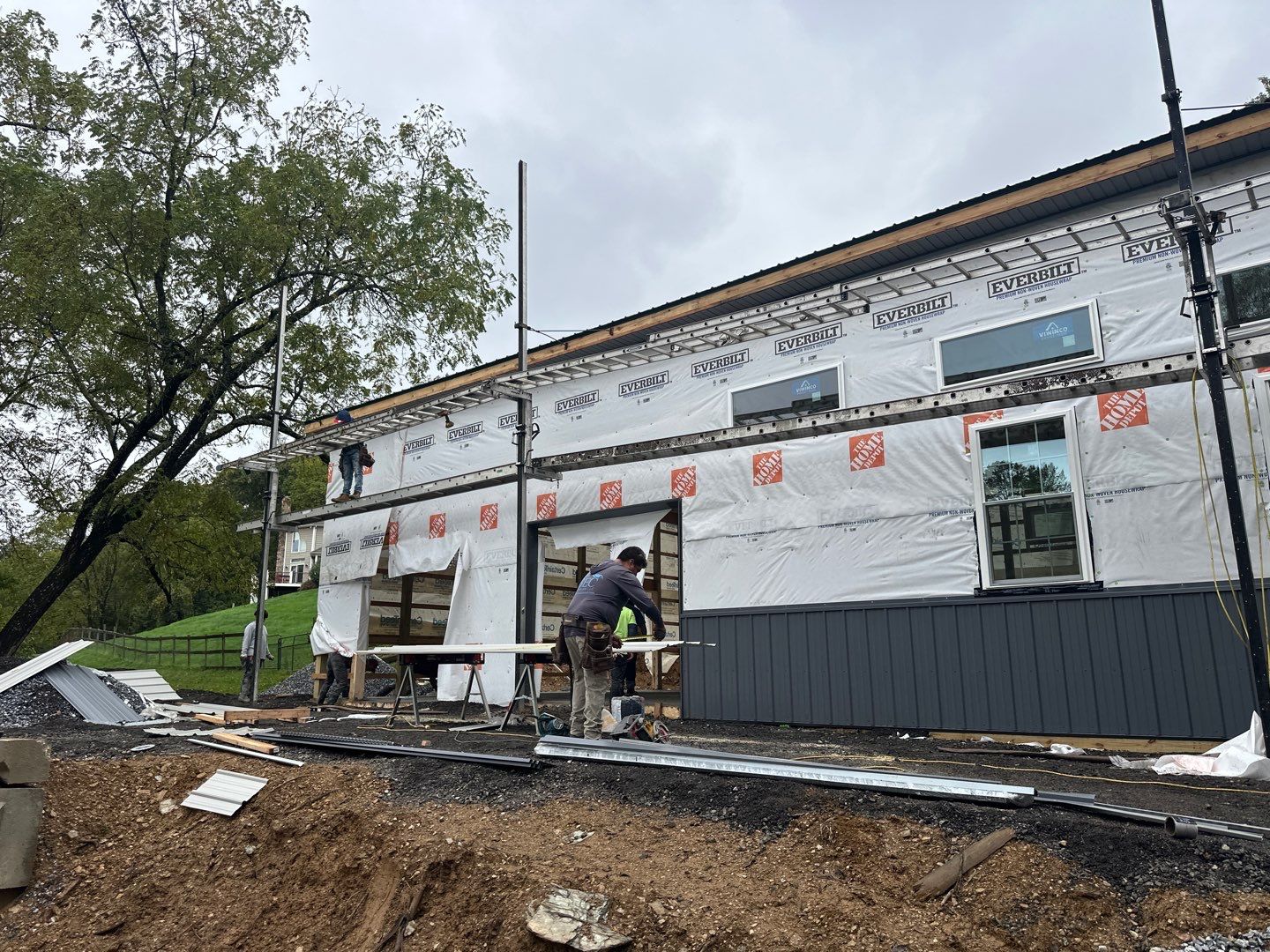 Large Garage Build by Bec Construction Llc
