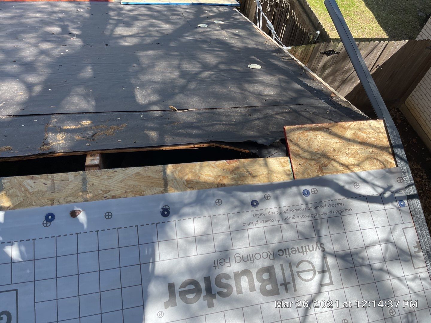 Historical Home needed a full decking and new roof by First United Roofing & Construction