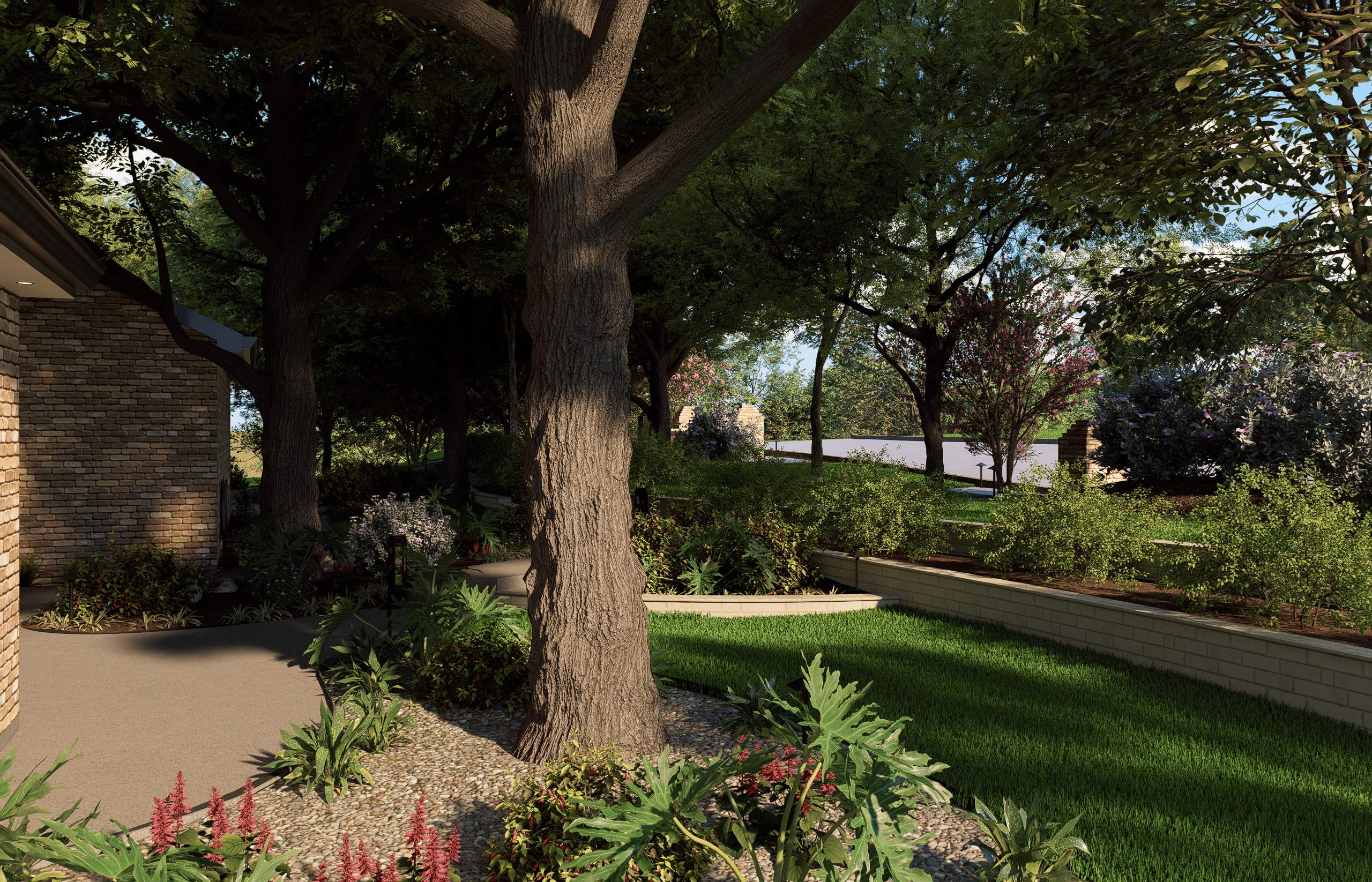 3D Design Render, Fair Oaks Ranch TX by Hole In One Lawns, LLC