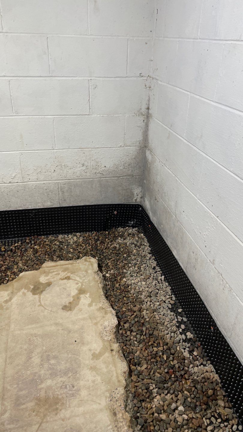 Drain tile & a sump pump for Ruth by Waterproofing Northeast