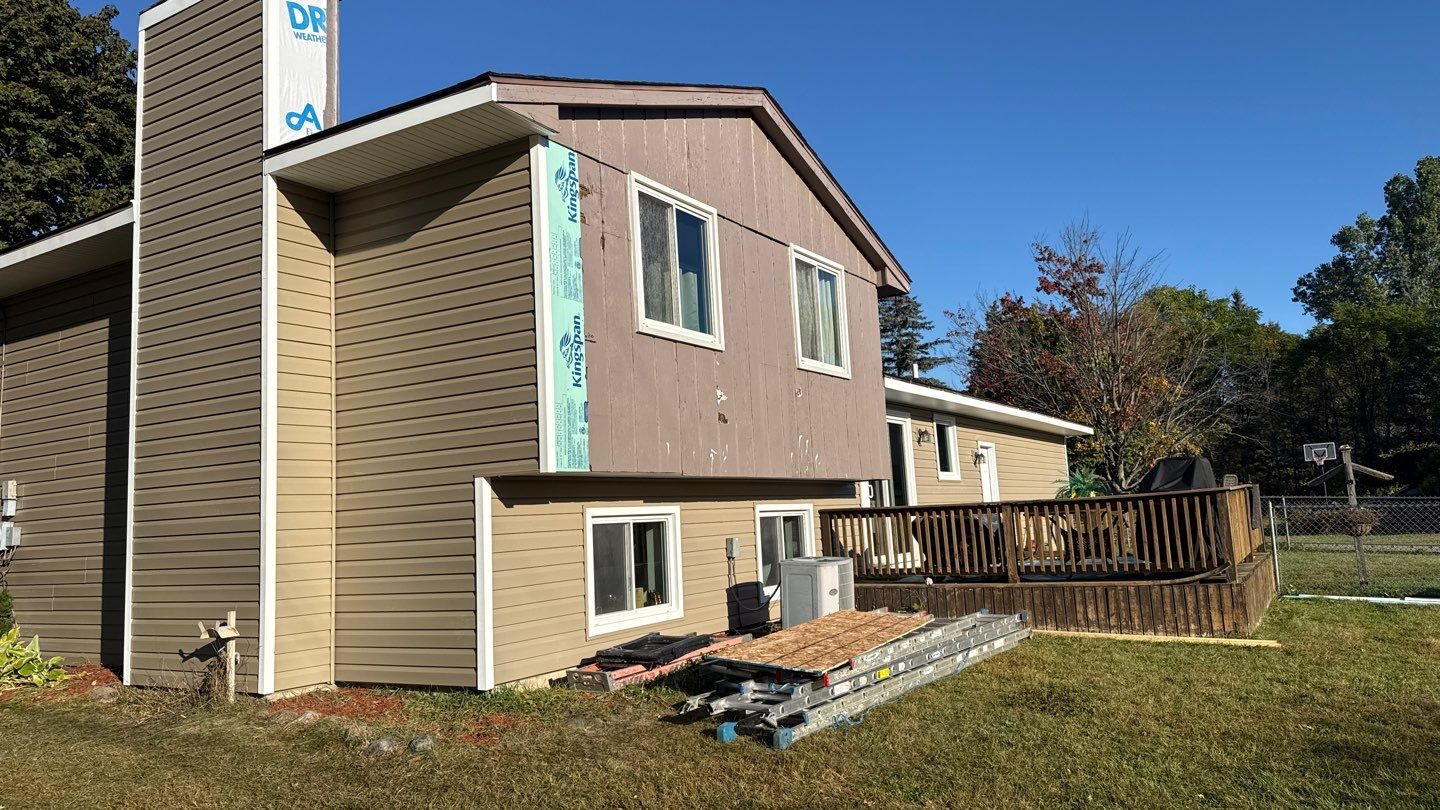 Siding Replacement using Alside D5" Tuscan Clay by 180 Contractors