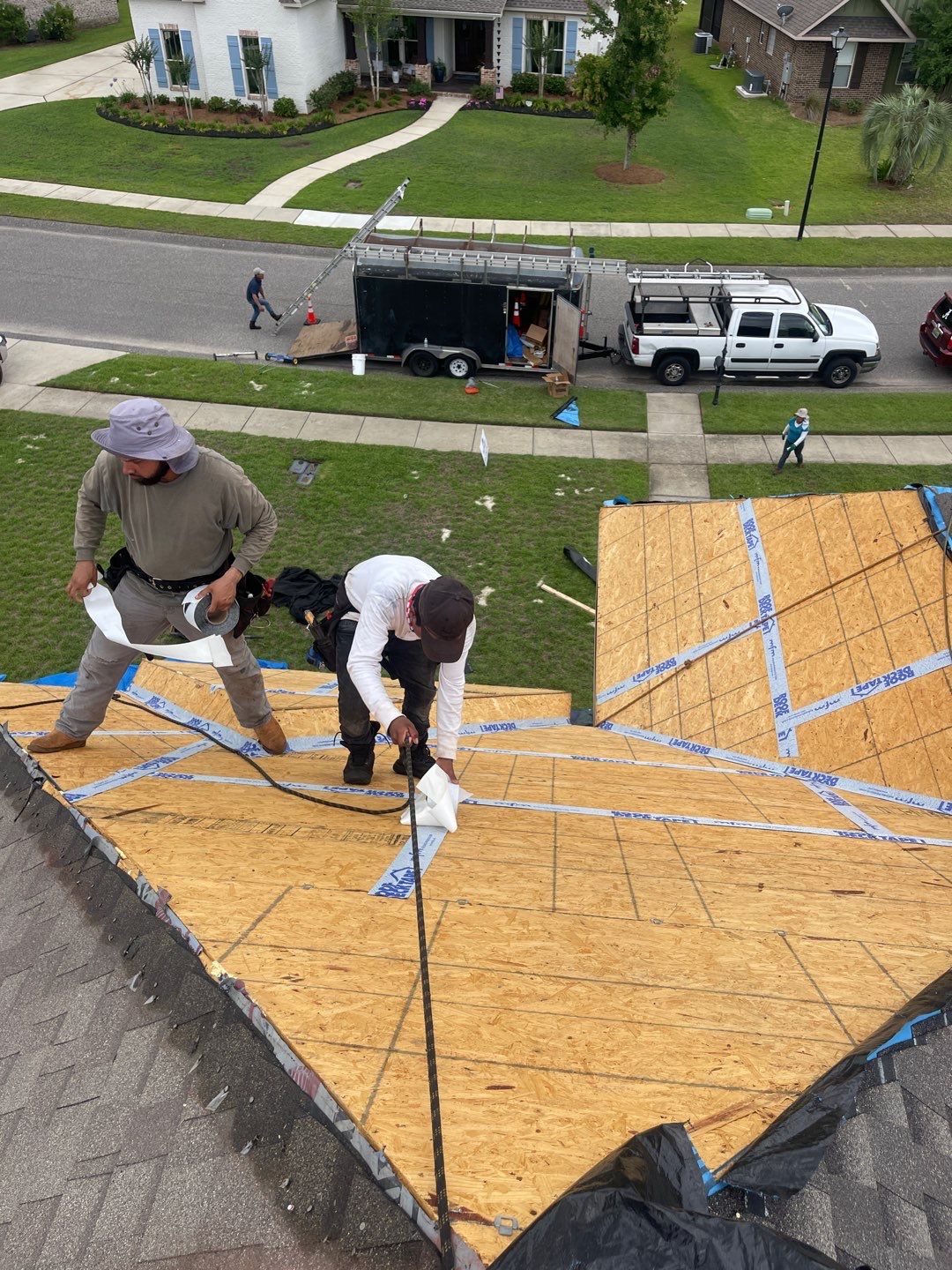 Residential Roofing Installation using Roof Replacement by American Roofing & Construction LLC
