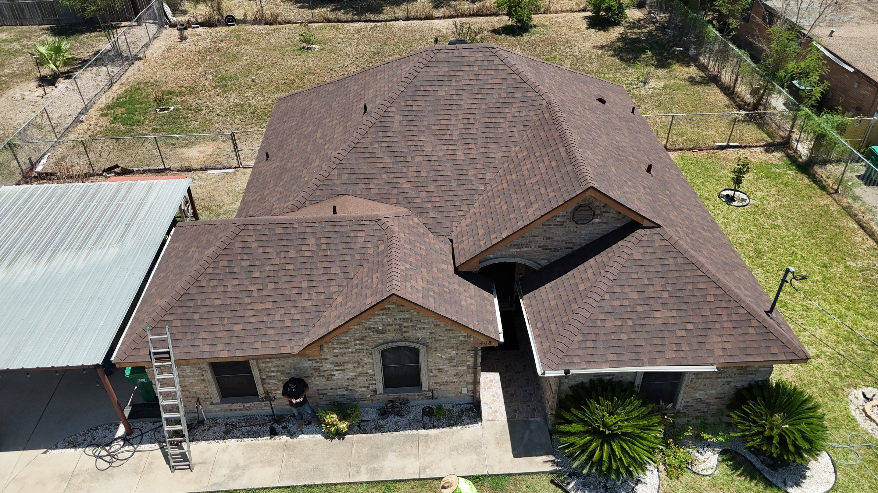 Full Roof Pharr Tx by Bison Roofing  