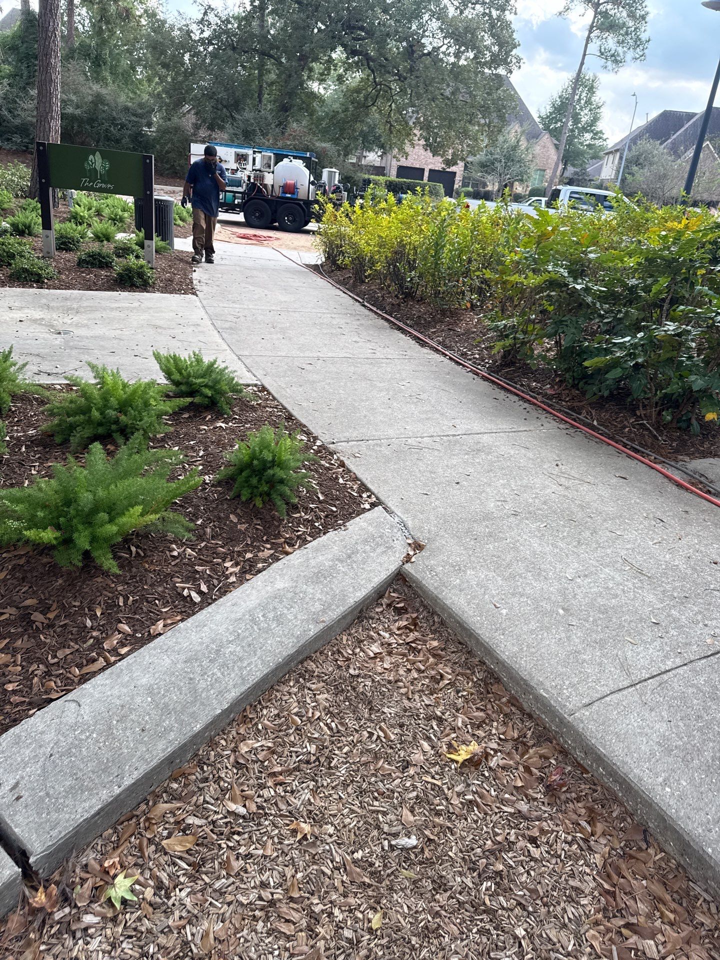 Splash Pad Cleaning by Cypress Curb Appeal Services
