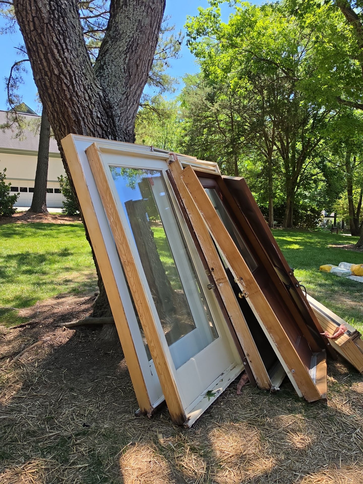 Job site clean up in Charlotte by Badger Hauling