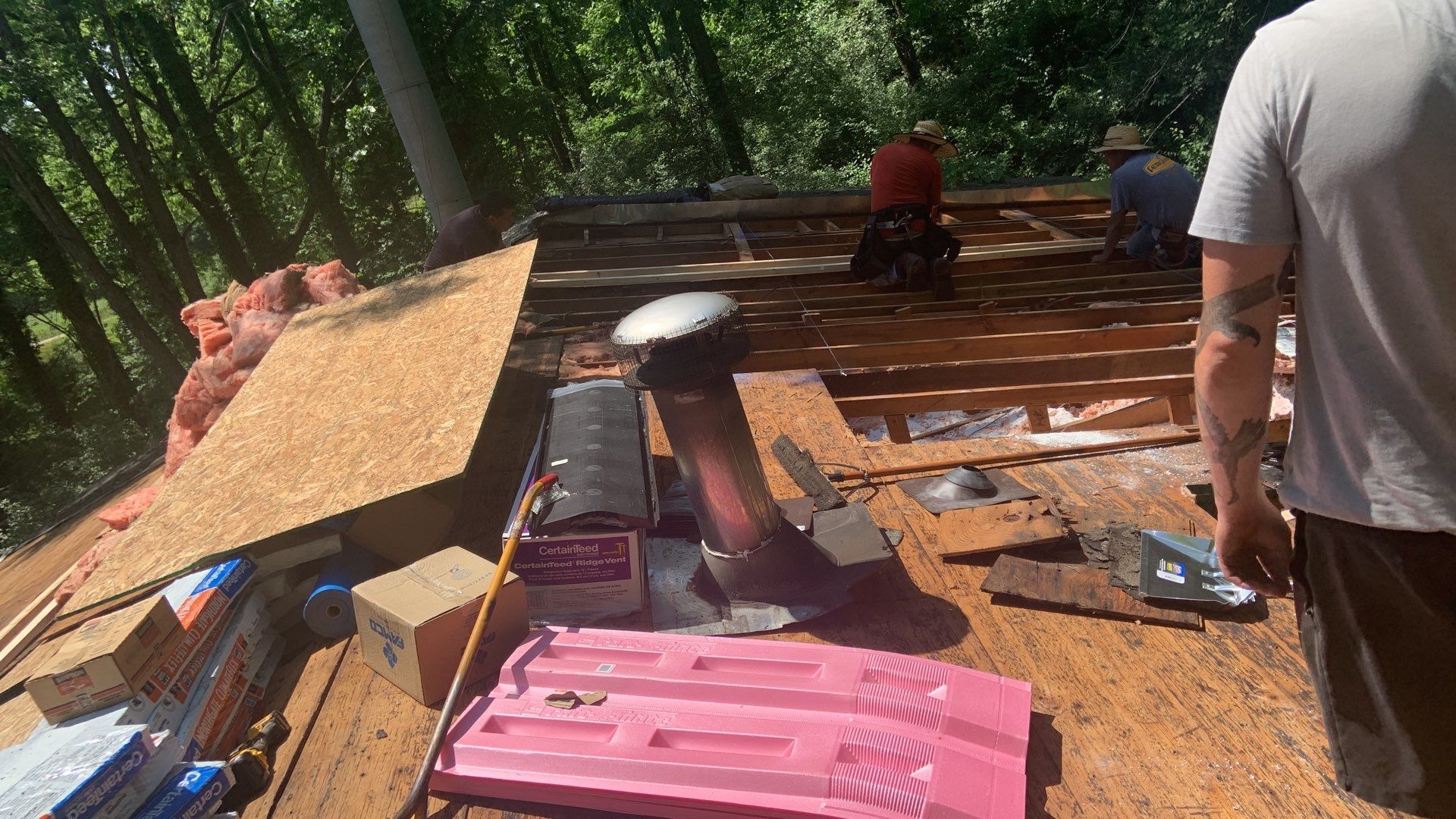 Roof Replacement using CertainTeed Landmark by 180 Contractors