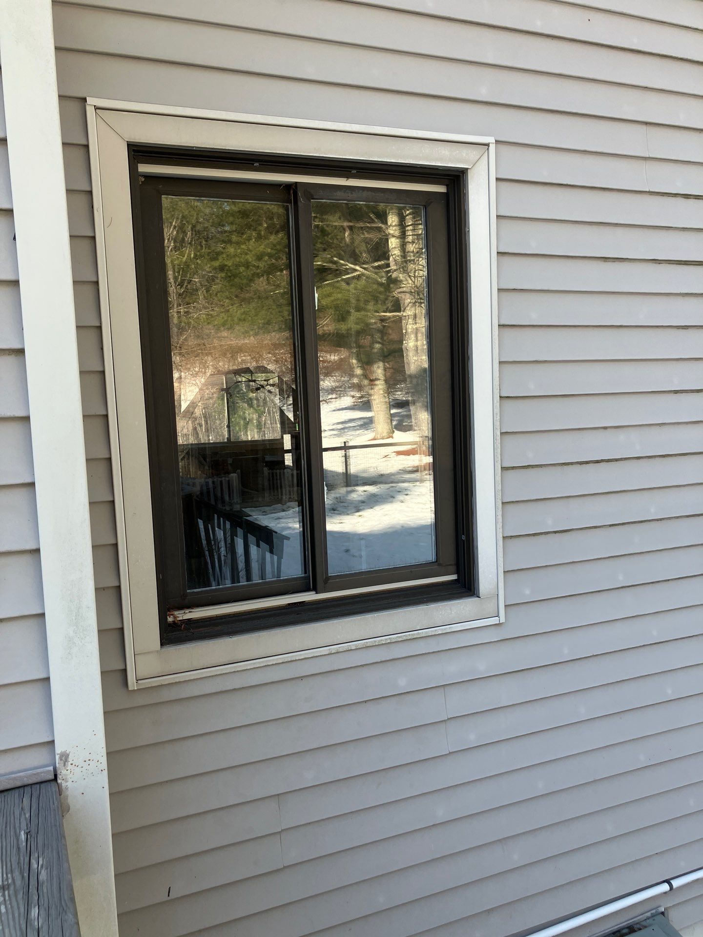 Window installation Using Infinity By Marvin Windows  by DiGiorgi Roofing and Siding Inc